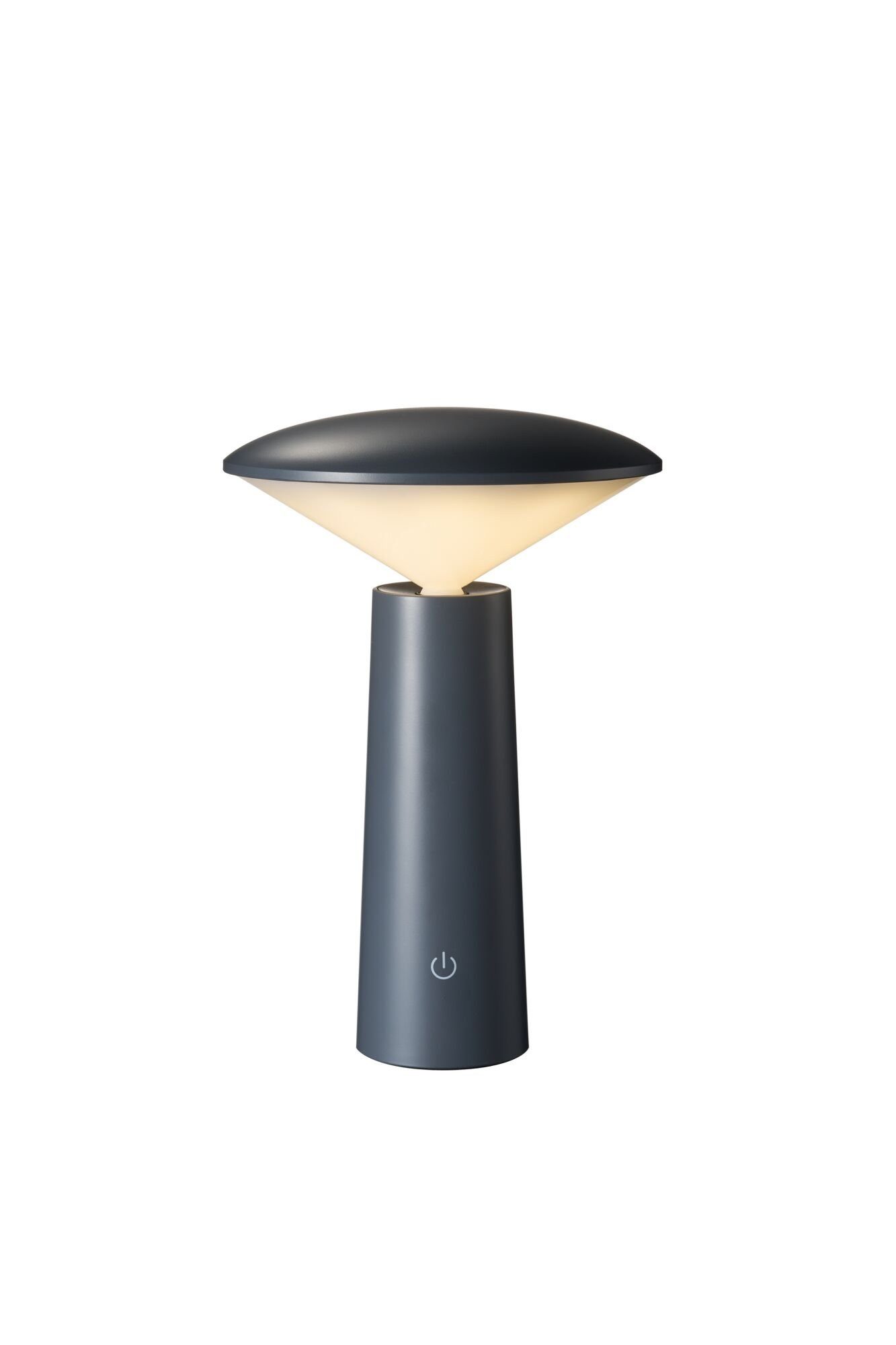 Pauleen LED Tischleuchte Adorable Spark Mobile grau 3W 5V, ohne Leuchtmittel, Tageslichtweiß, WhiteSwitch, dimmbar, USB-charger