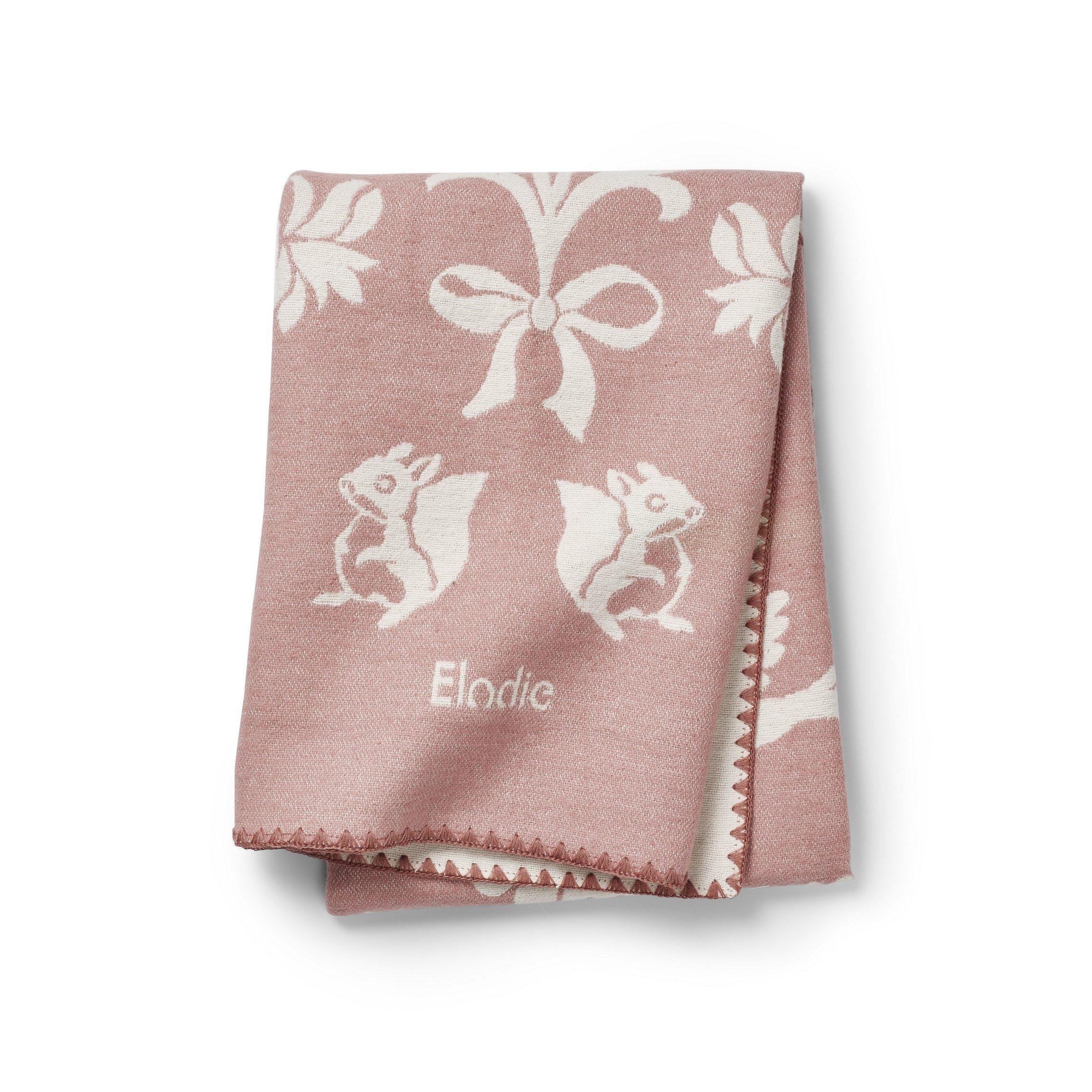 Babydecke Elodie Details - Jacquard Decke - Mullberry Pink - 100x75 cm, Elodie, Babydecke, Kuscheldecke