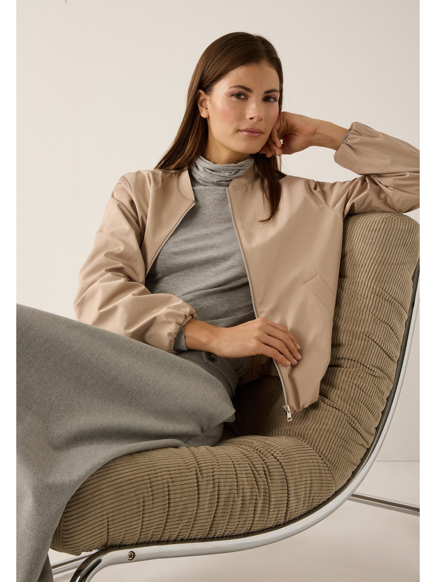 MORE&MORE lässige Blousonjacke