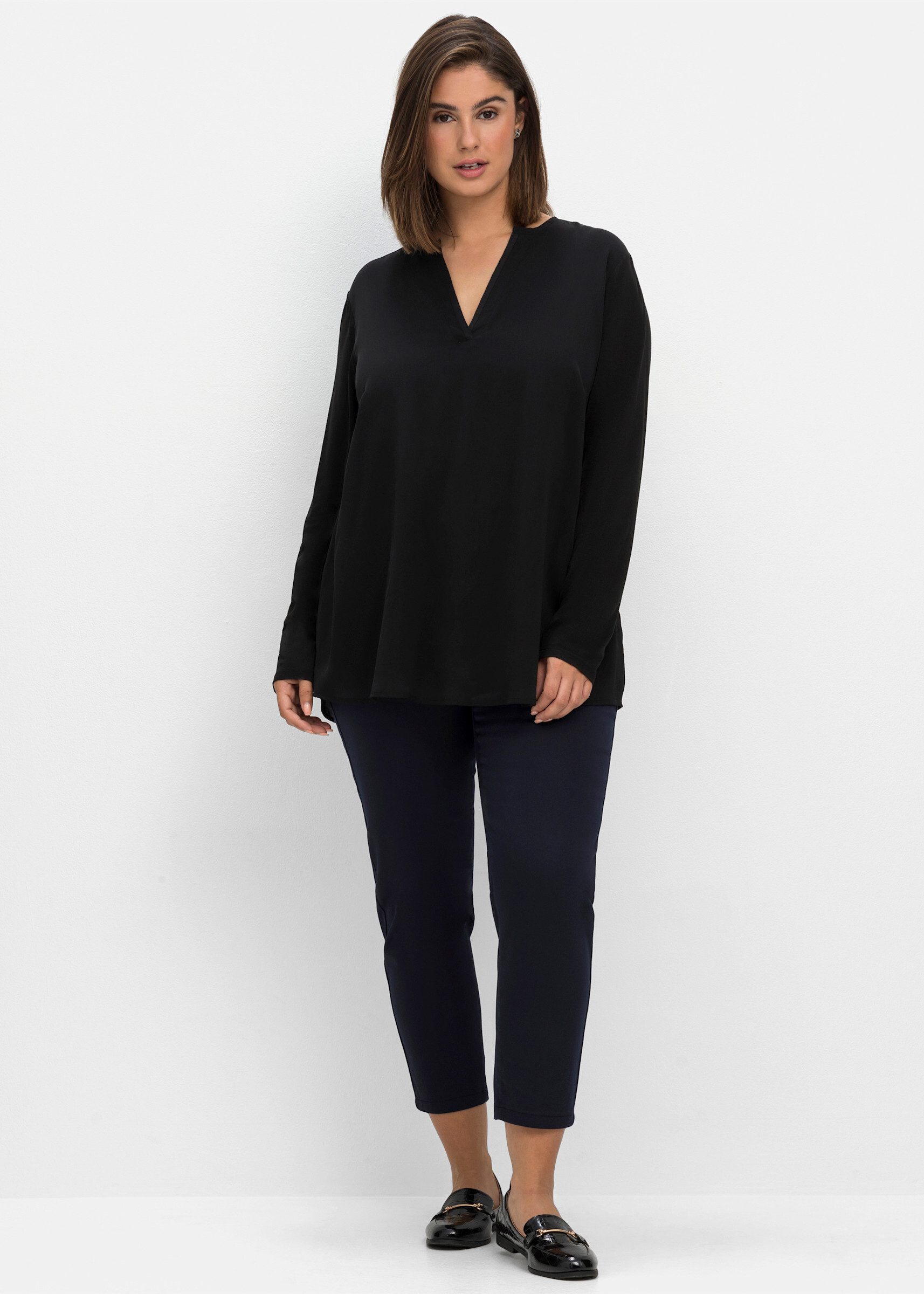 Sheego Klassische Bluse Tunika günstig online kaufen