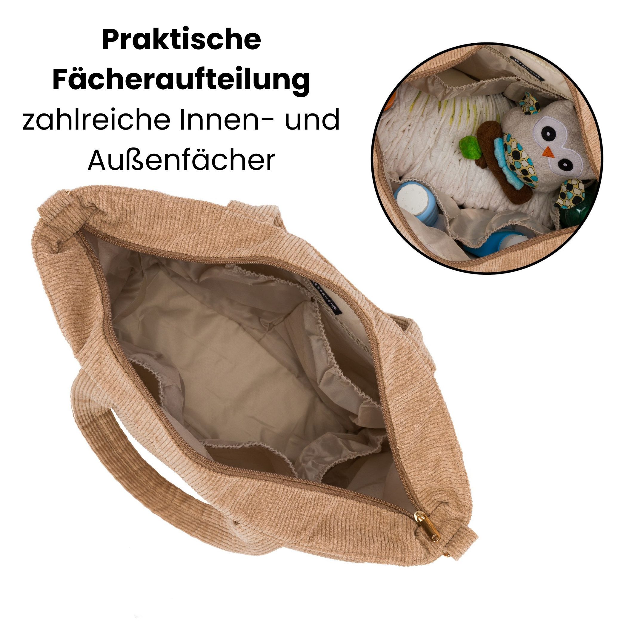 Fillikid Wickeltasche Wickeltasche Cord