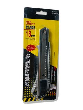 VaGo-Tools Teppichmesser 1x Teppichmesser Cuttermesser Cutter Druckguss 18mm Alu Paketmesser