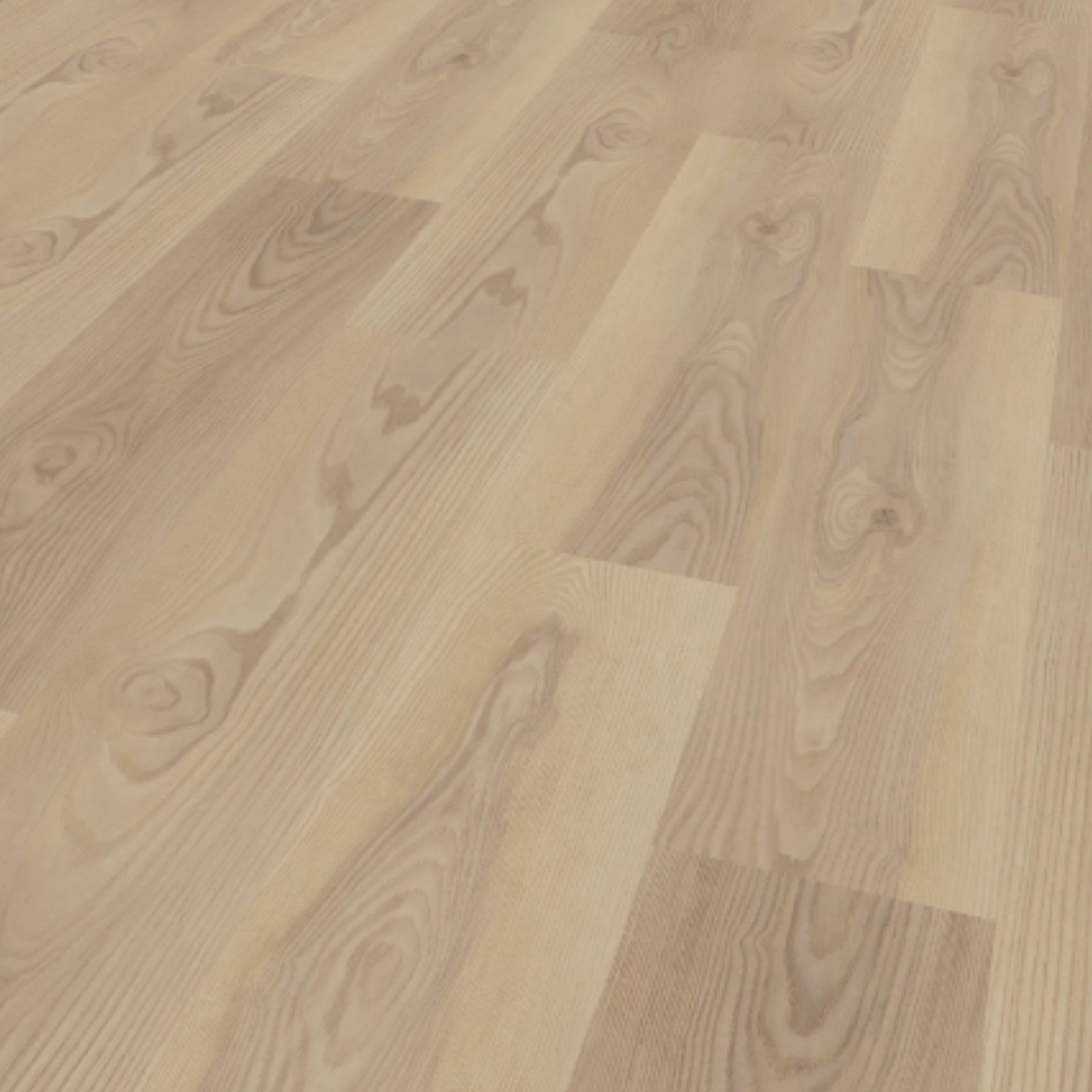 HORI Vinylboden HORI Klick-Hartvinylboden Esche, Boden für Wohnräume Trittschall, Landhausdiele, HDF Weiss gebürstet, XXL Bodenbelag, Paket, 6 Stück pro Paket, Leicht zu installieren, geräuschdämpfend und feuchtigkeitsbeständig.