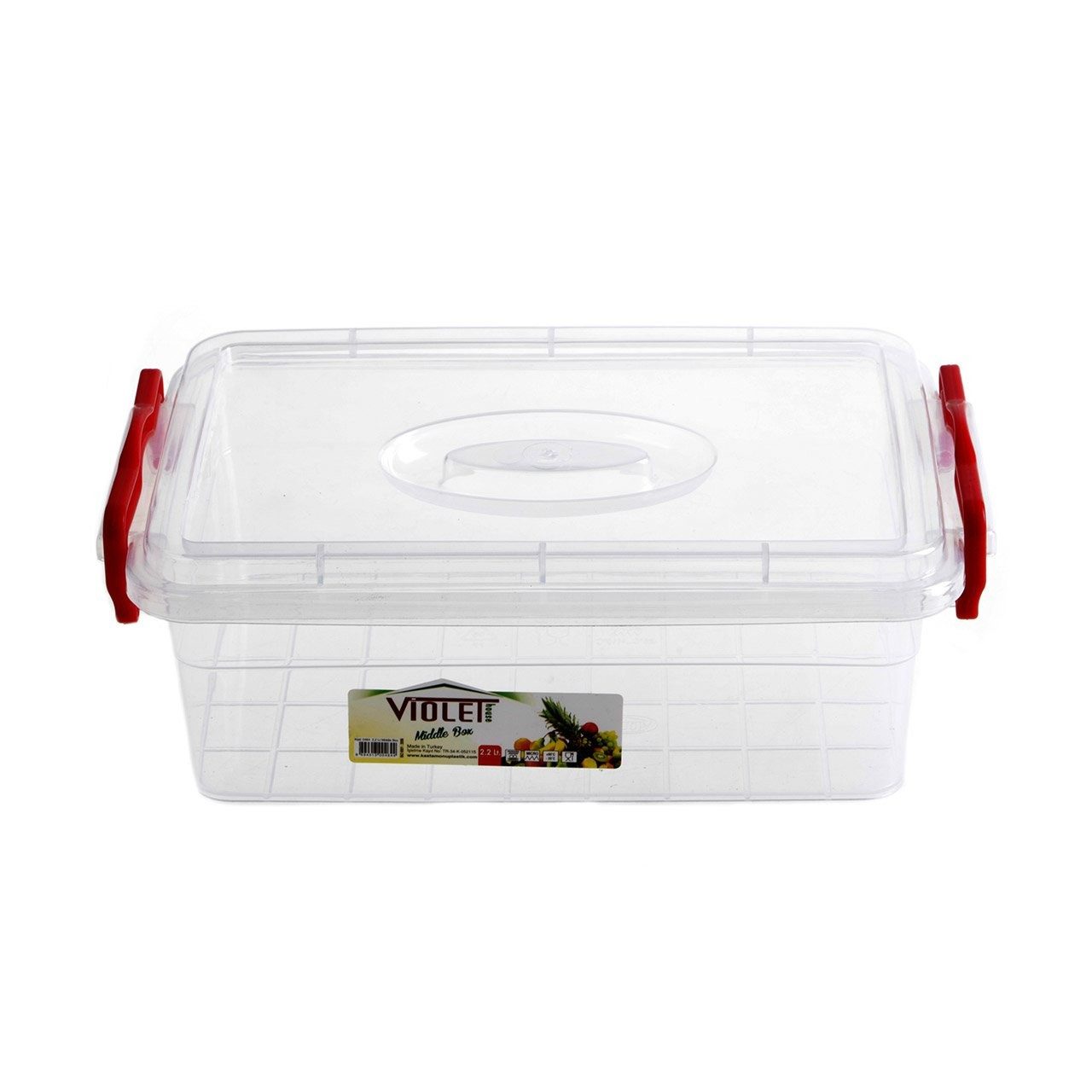 Dekonaz Aufbewahrungsbox Kunststoff-Aufbewahrungsbox 2,0 Liter (5 günstig online kaufen