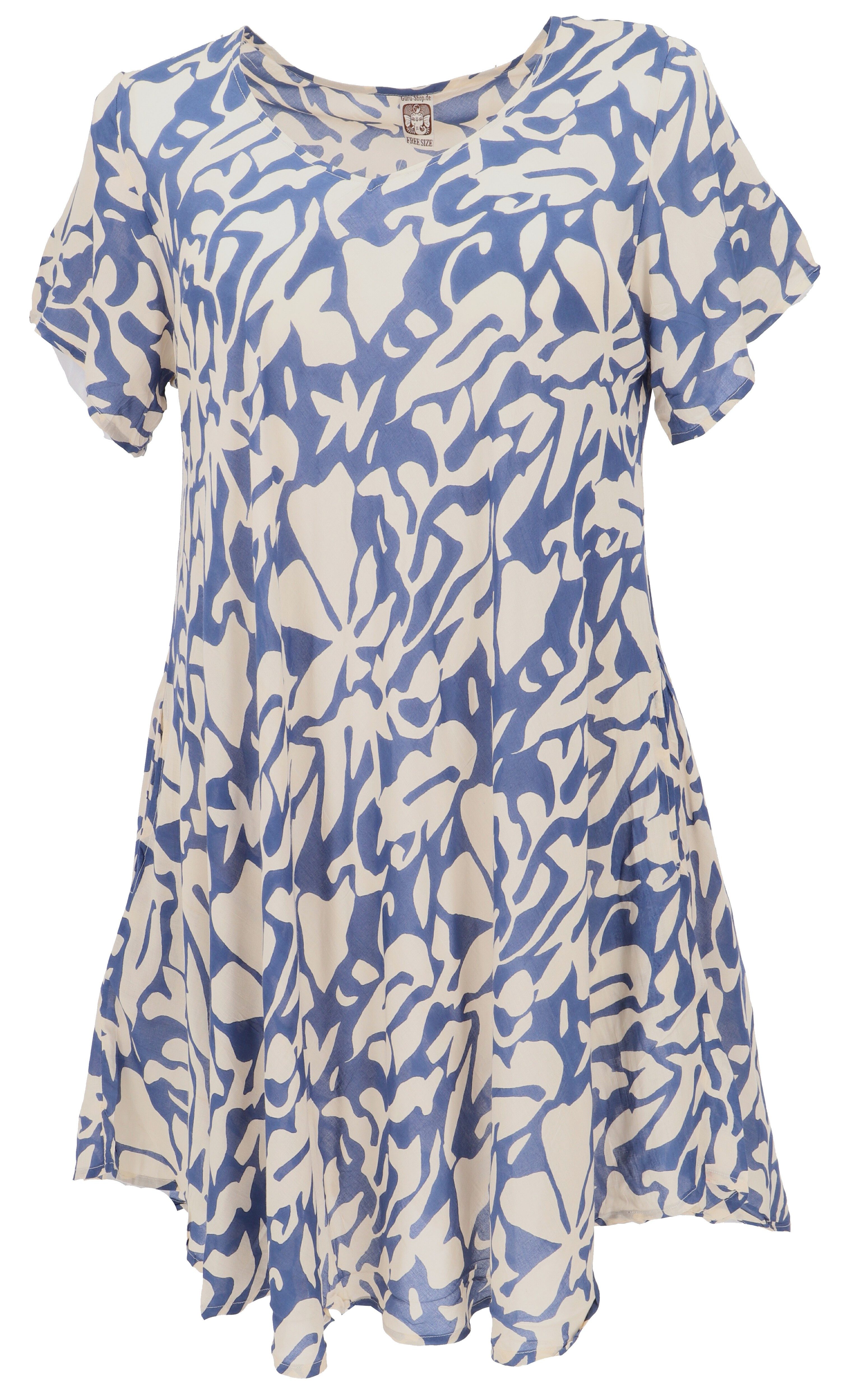 Guru-Shop Midikleid Luftiges Boho Minikleid, weites günstig online kaufen