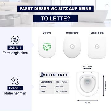 blumfeldt WC-Sitz Senzano Toilettendeckel, Absenkautomatik, antibakterielle Oberfläche, Quick-Release-Funktion