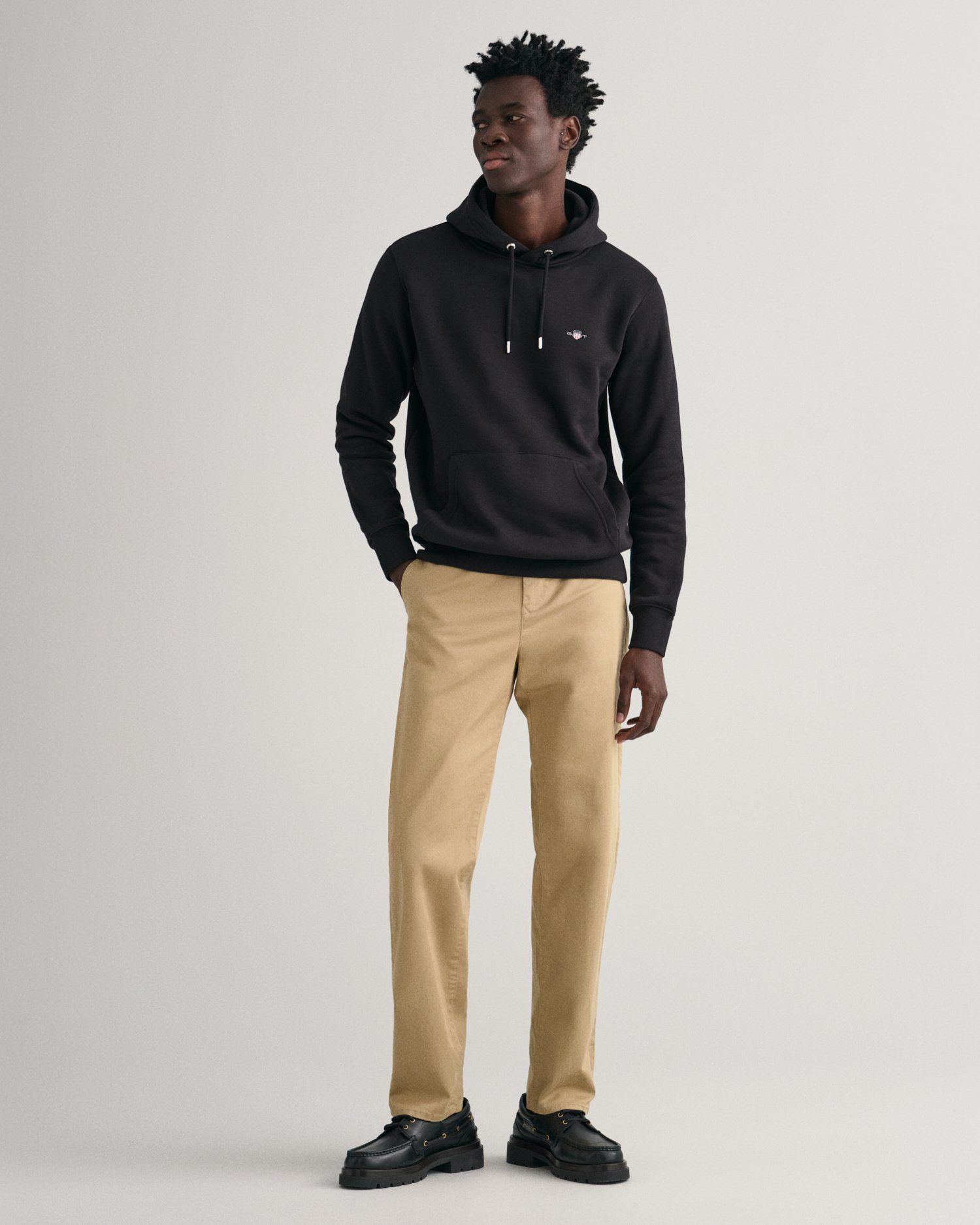 Gant Chinohose REGULAR TWILL CHINOS mit gefütterten Seitentaschen