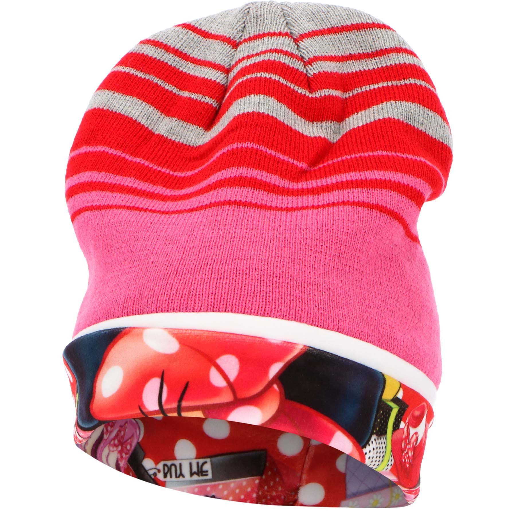 Disney Minnie Mouse Beanie Flauschige Mütze für warme Ohren