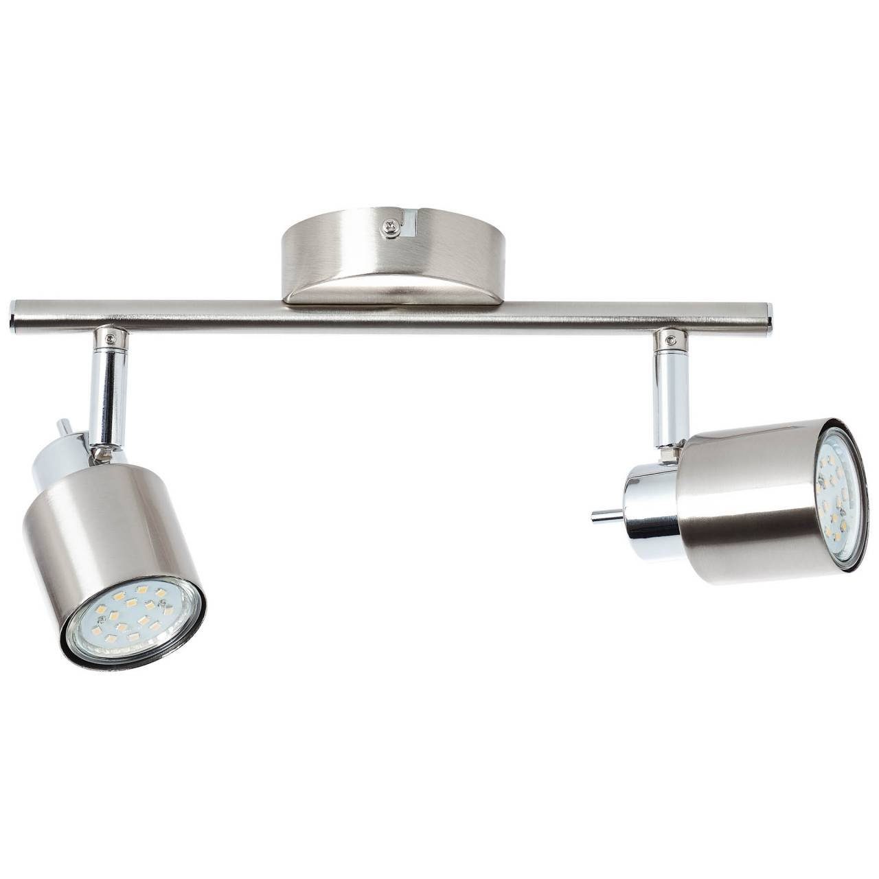 Brilliant Deckenstrahler Andres, ohne Leuchtmittel, 32 cm Breite, GU10, 345 lm, warmweiß, schwenkbar, Metall