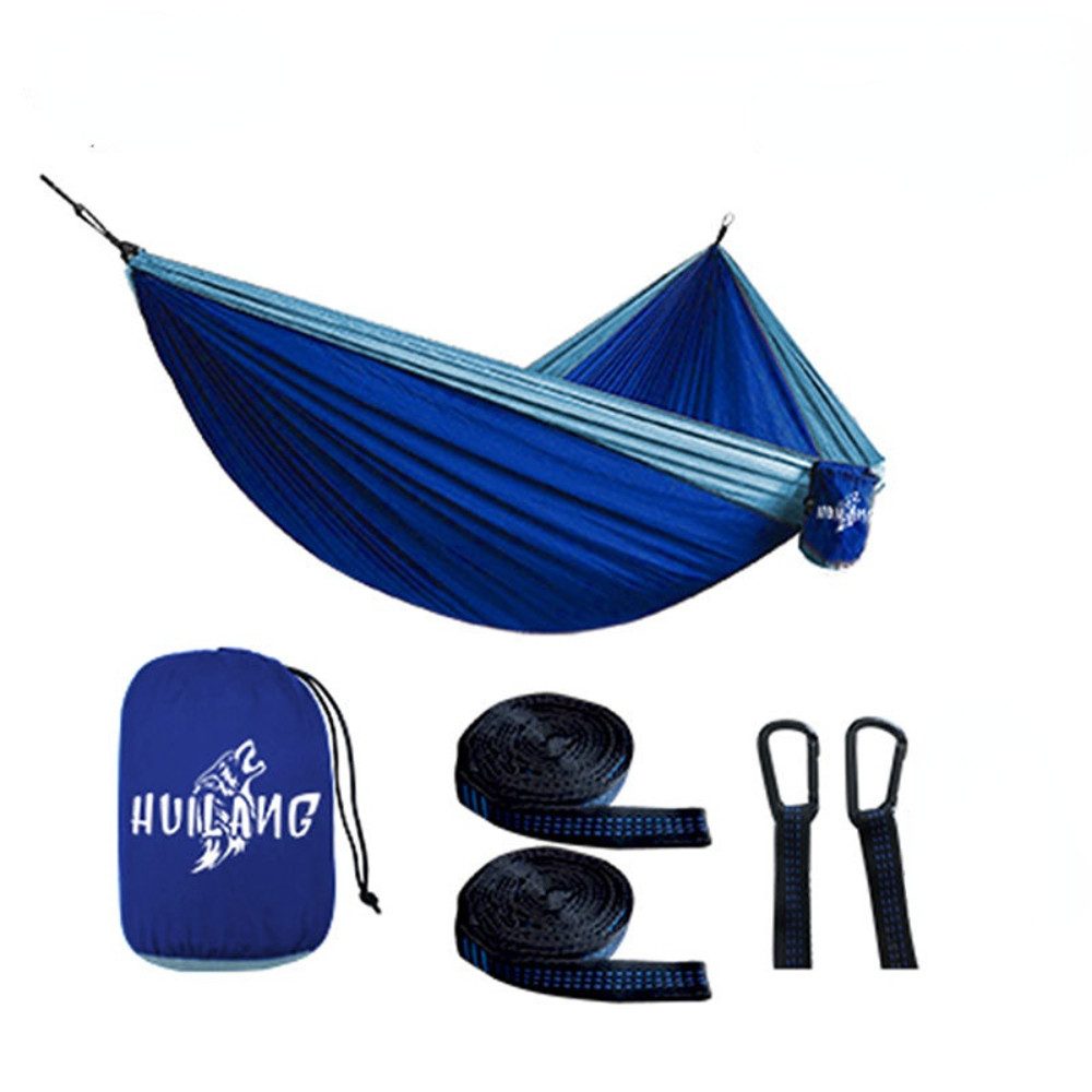 Blusmart Hängematte Campinghängematte im Freien (270 cm x 140 cm ultraleichte Reisehängematte, Tragkraft 300 kg), Garden Beach Doppelhängematte