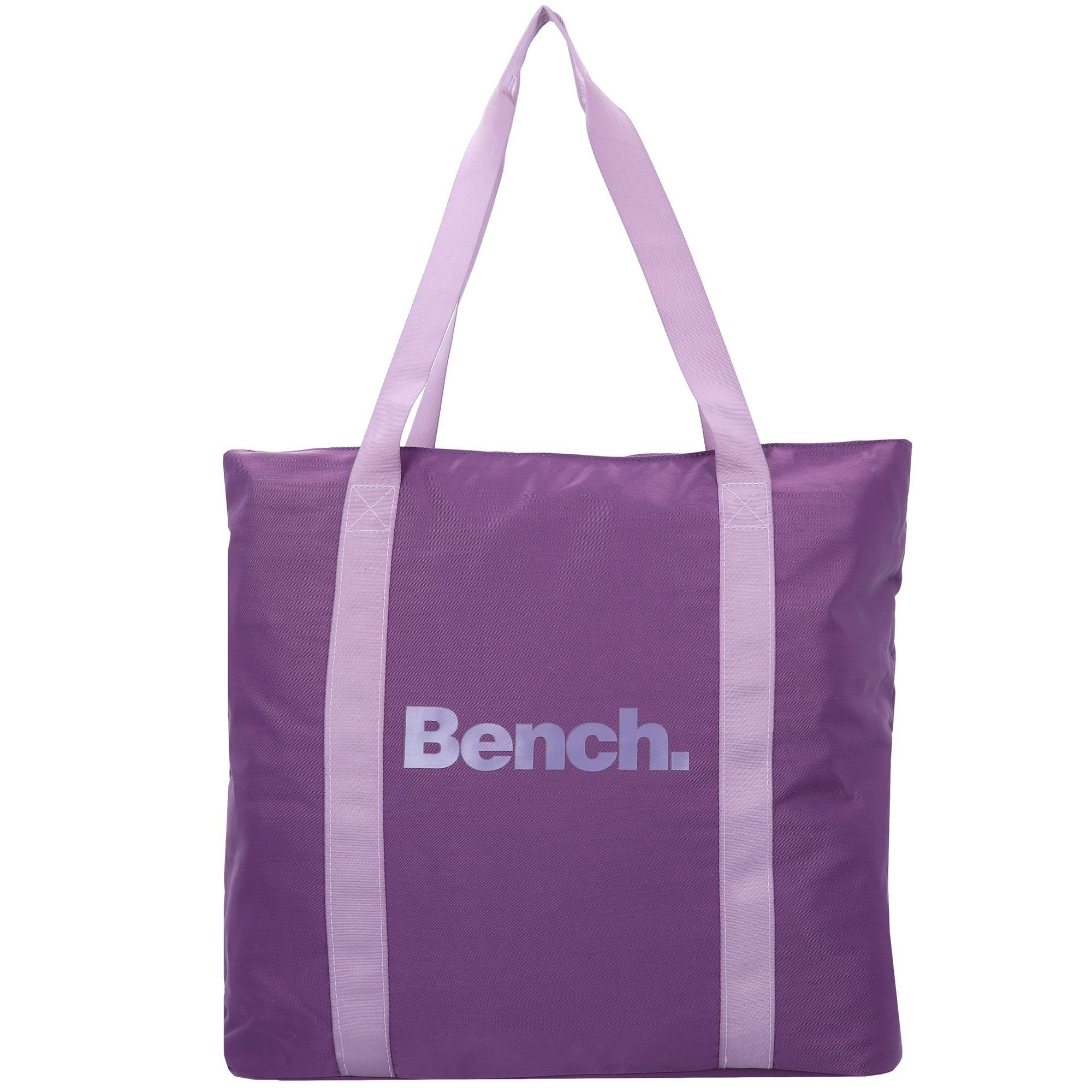 Bench. Shopper city girls, Nylon violett | Schultertaschen