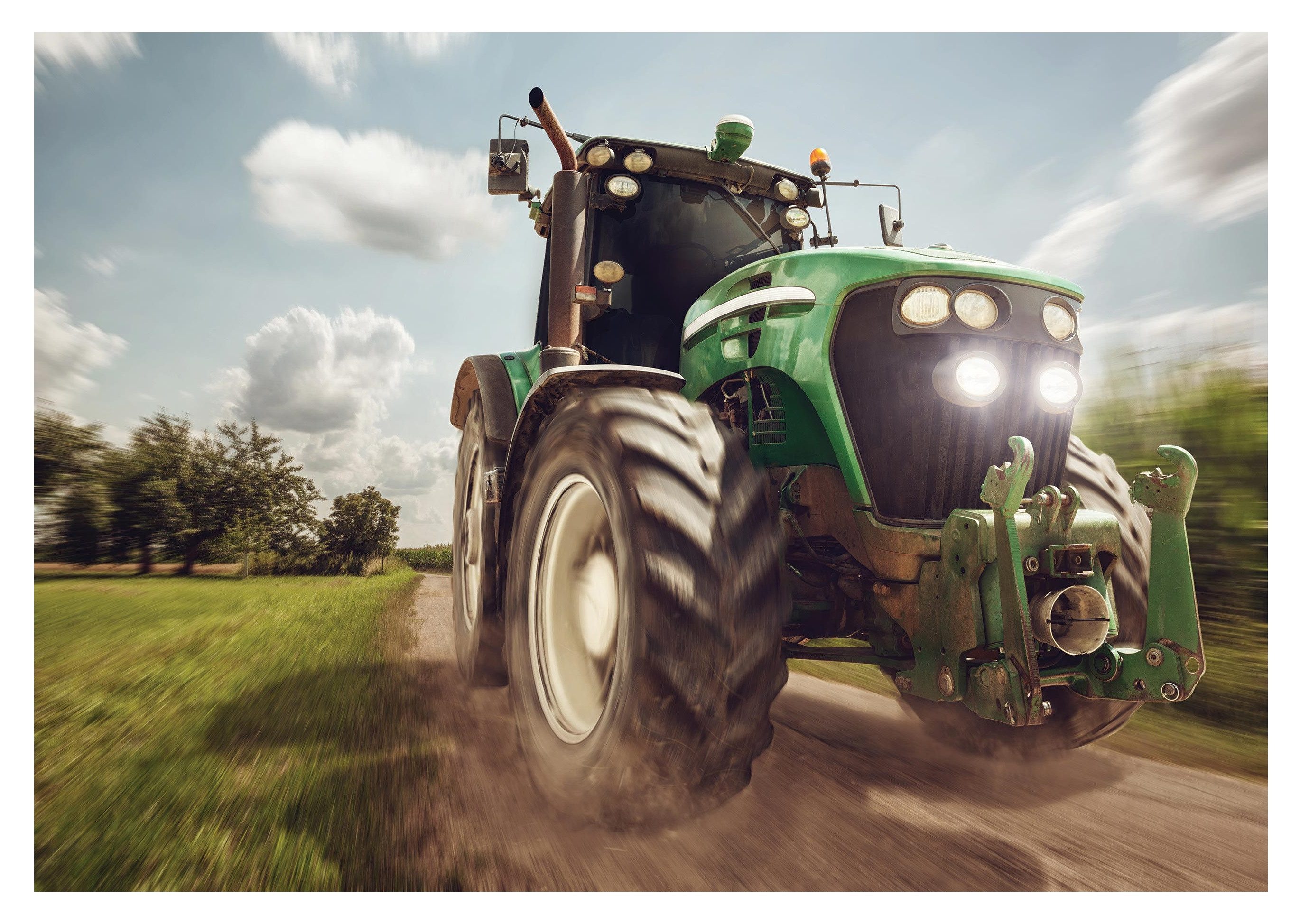 Wallarena Fototapete Kinderzimmer Jungen Traktor Feld günstig online kaufen