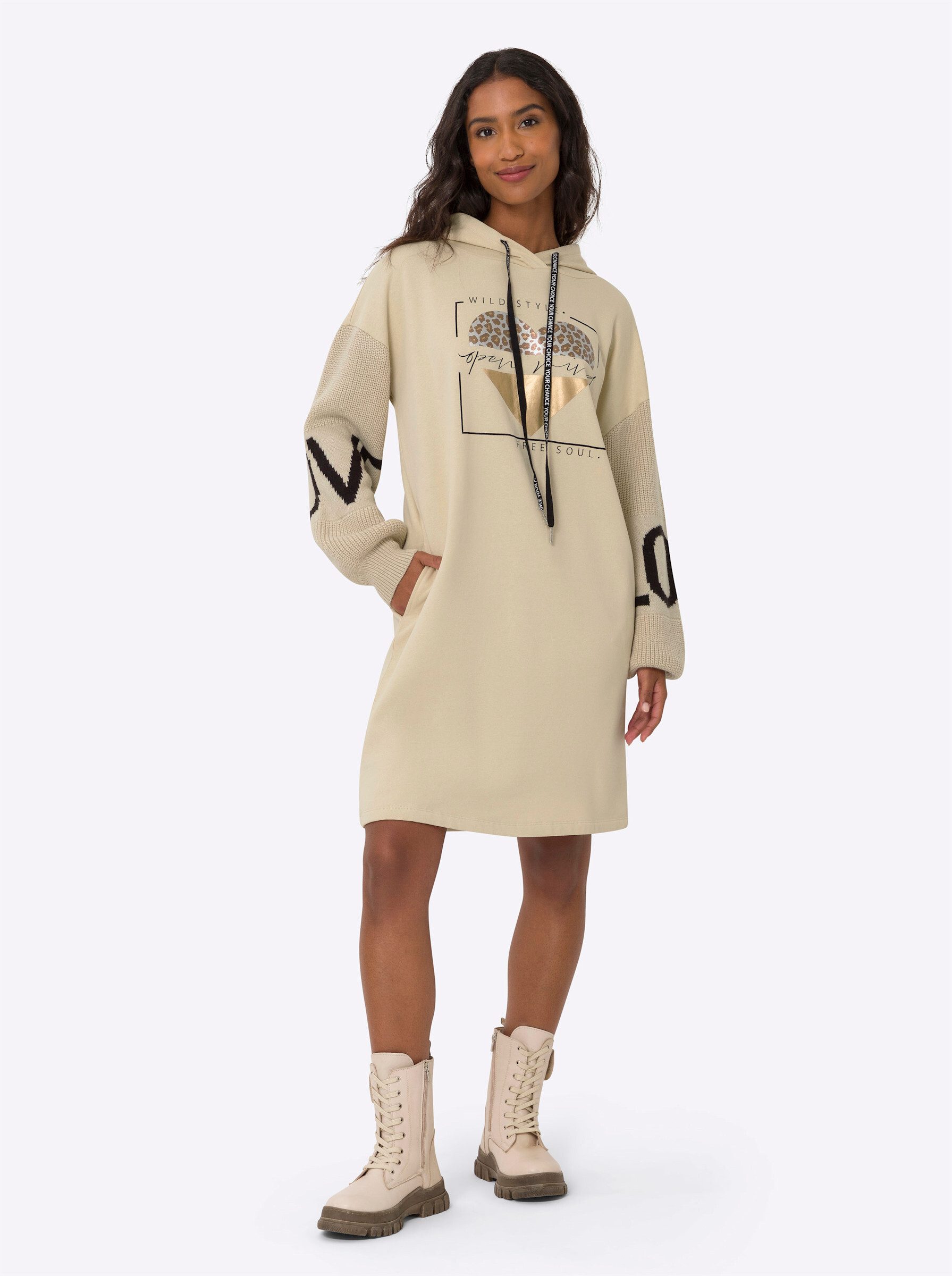 heine Jerseykleid Sweatkleid . günstig online kaufen