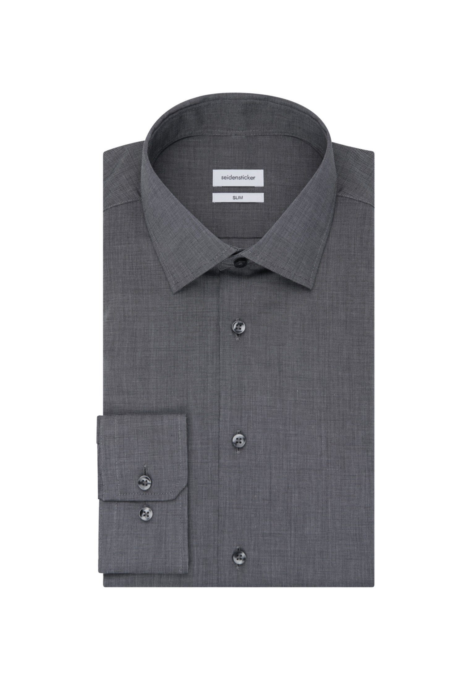 Seidensticker Businesshemd »Slim« Slim Extra langer Arm Kentkragen Uni