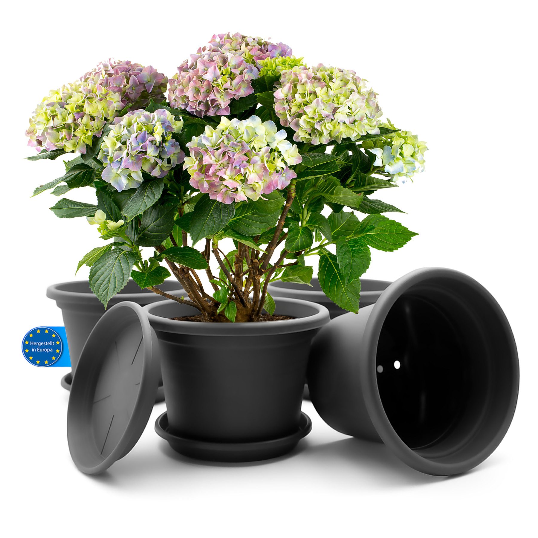 BigDean Blumentopf 4 Stück Pflanzkübel mit günstig online kaufen