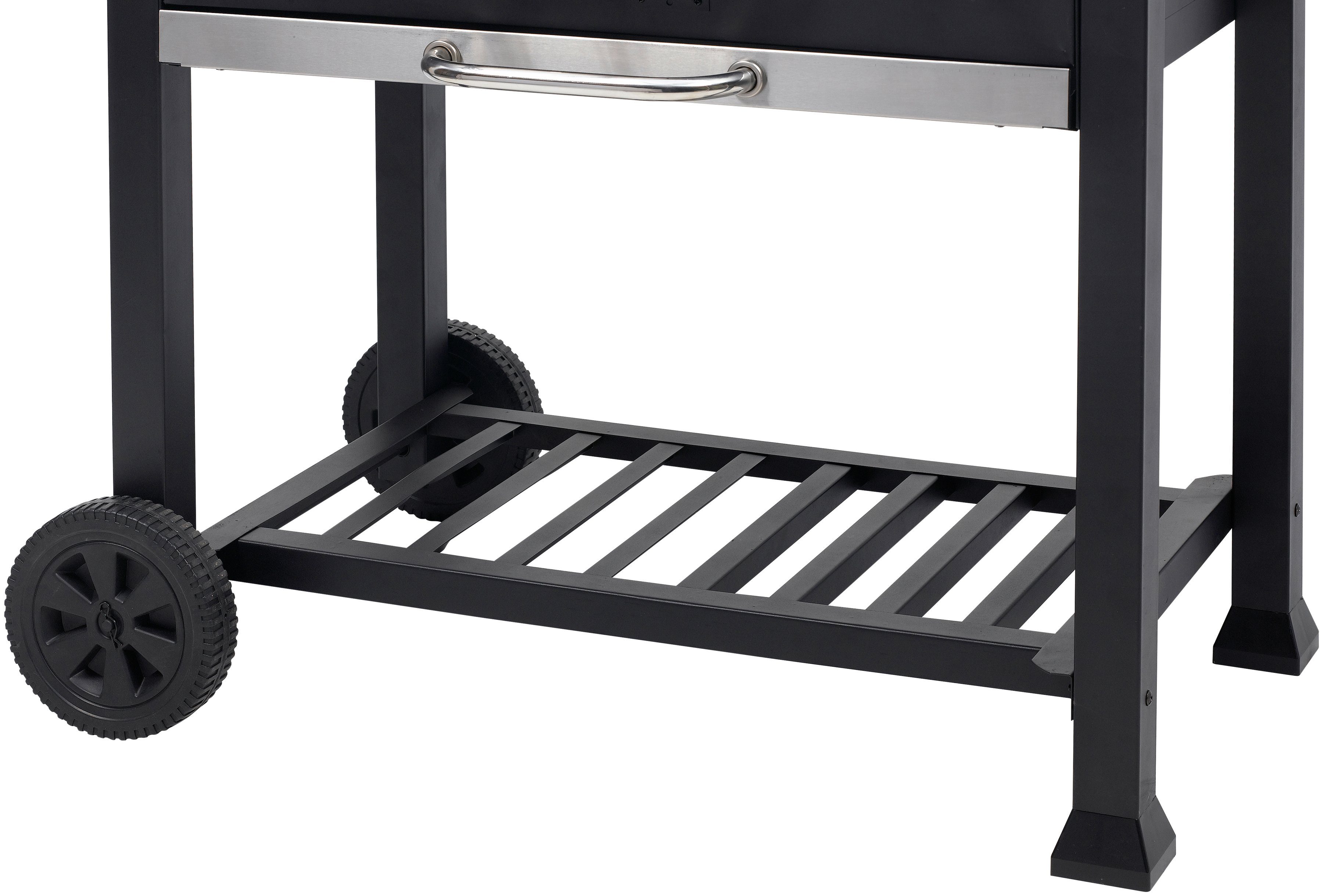 Tepro Holzkohlegrill Grillwagen Toronto XXL, BxTxH: 152x73x137 cm, mit 2 Grillrosten und Pizzastein Vorrichtung