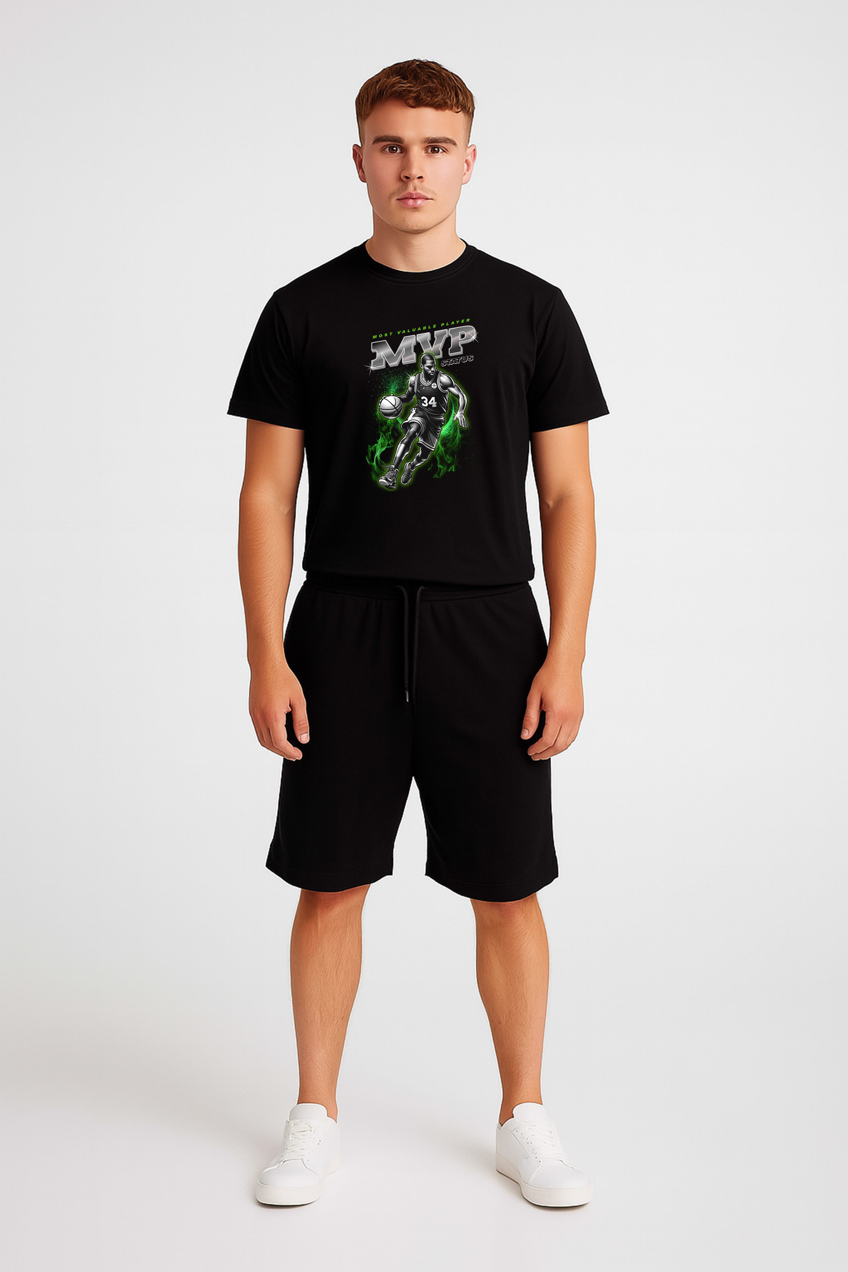 Banco T-Shirt Herren „MVP 34“ mit Basketball-Motiv – Sportstyle, Sommer, Fr günstig online kaufen