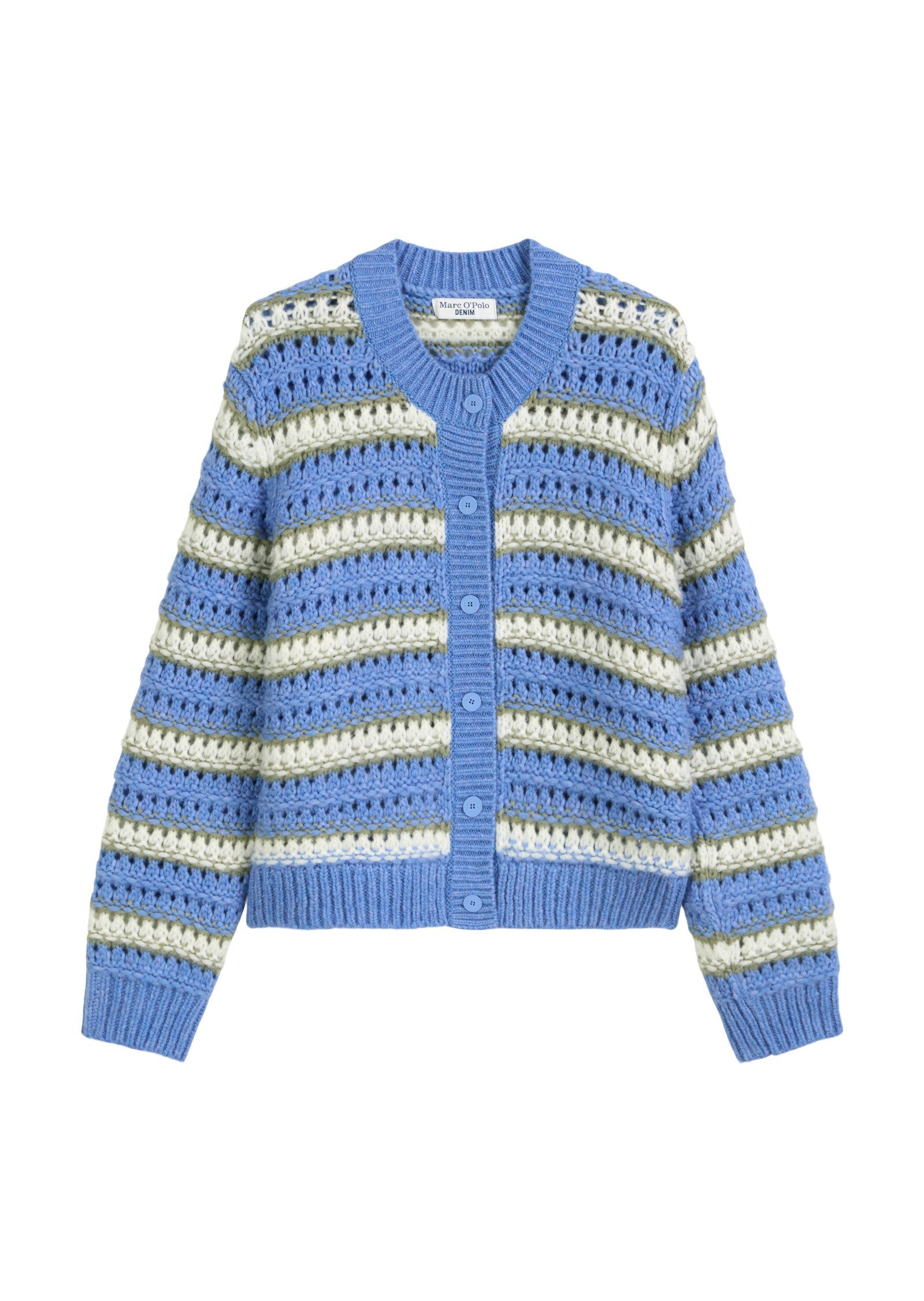 Cardigan aus softem Schurwolle-Mix