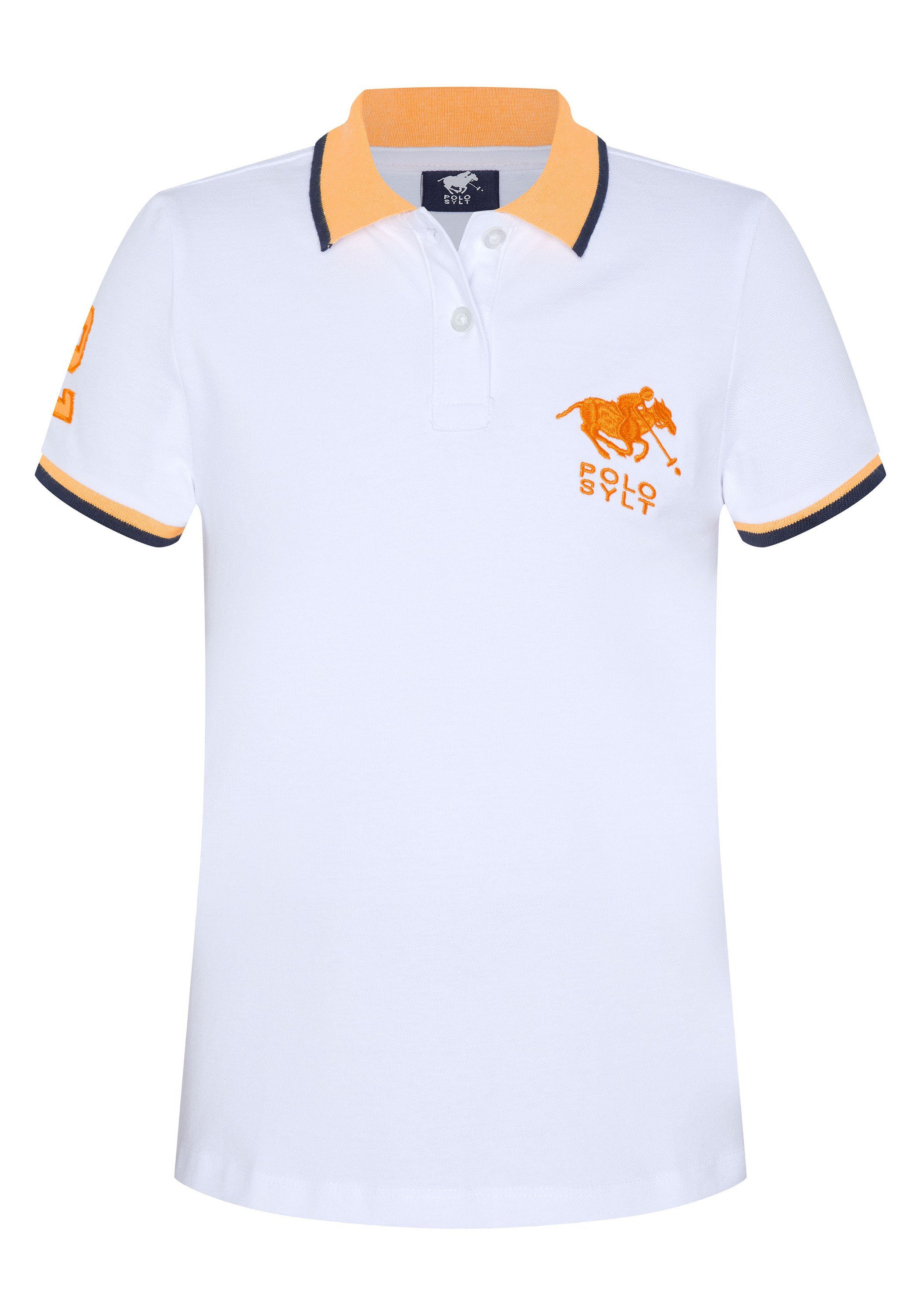 Polo Sylt Poloshirt mit farblich abgesetztem Kragen