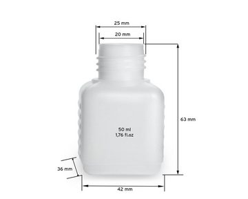 OCTOPUS Kanister 10x500ml Plastikflaschen, leere Kunststoffflaschen (10 St)