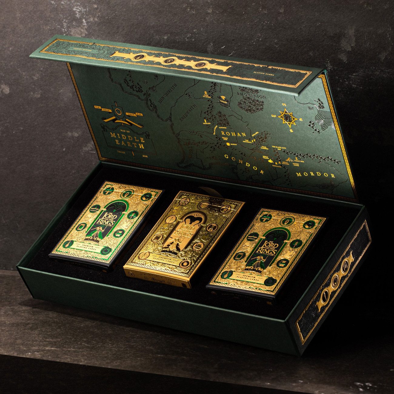 Theory11 Spiel Herr der Ringe Spielkarten Box Set (4 Decks)