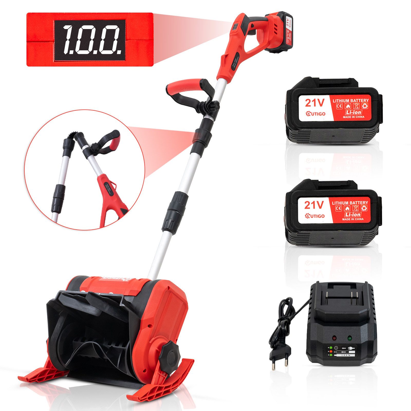 OUTIGO Akku-Schneefräse XN-300, Tragbare Schneefräse, 23 günstig online kaufen