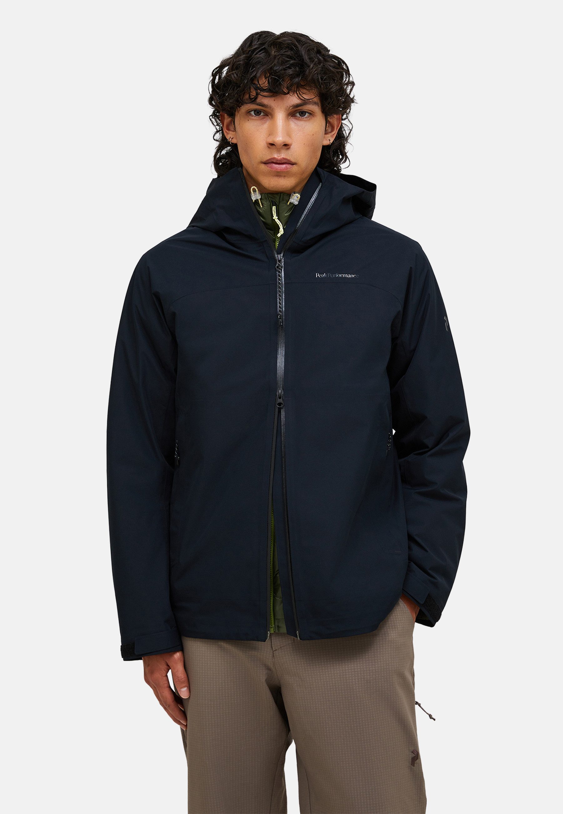 Peak Performance Regenjacke M Treeline Hipe® 2.5l Shell Jacket mit sportivem Design