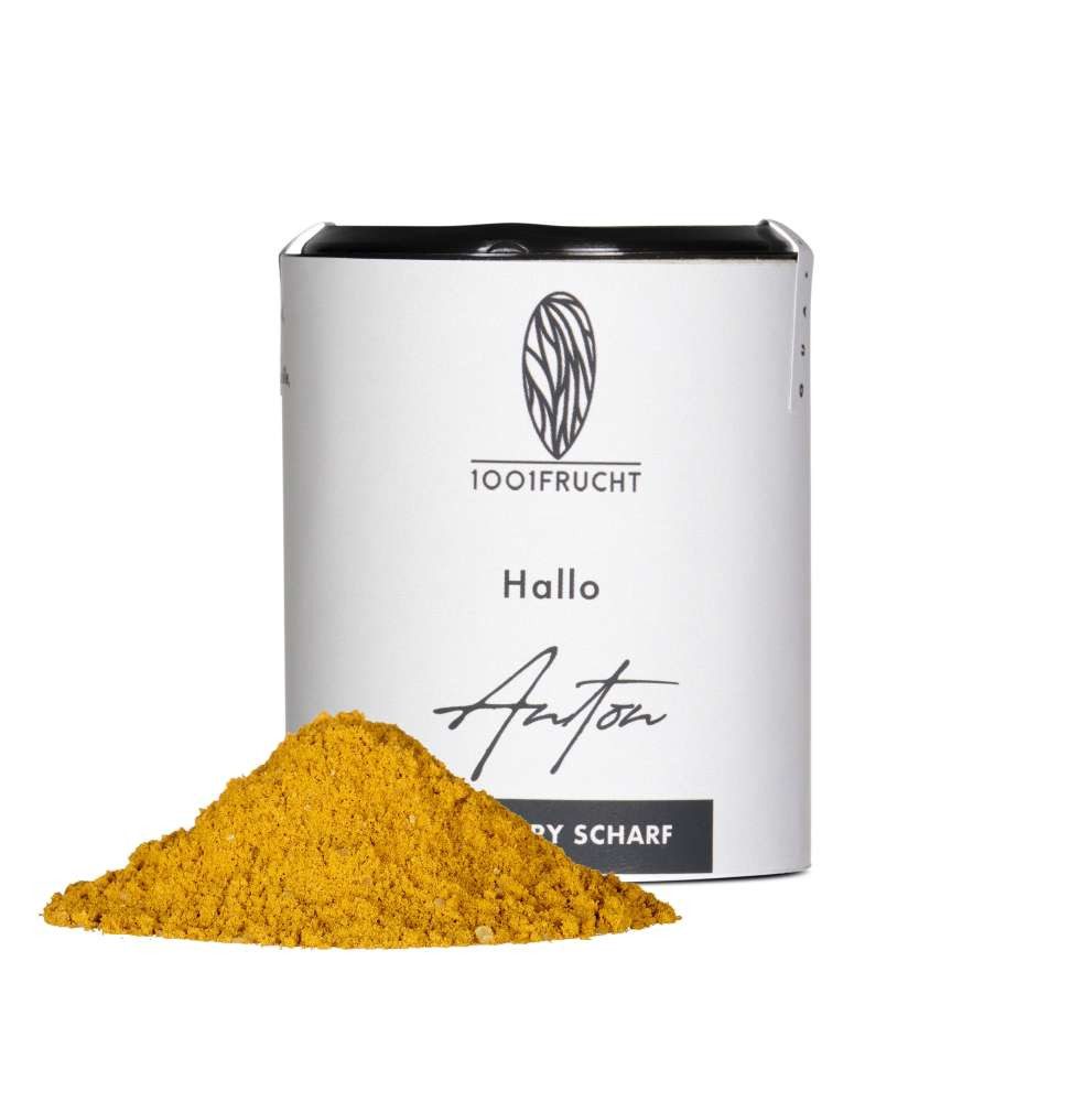 1001 Frucht Gewürz Bio Curry, Indisch - scharf - Anton