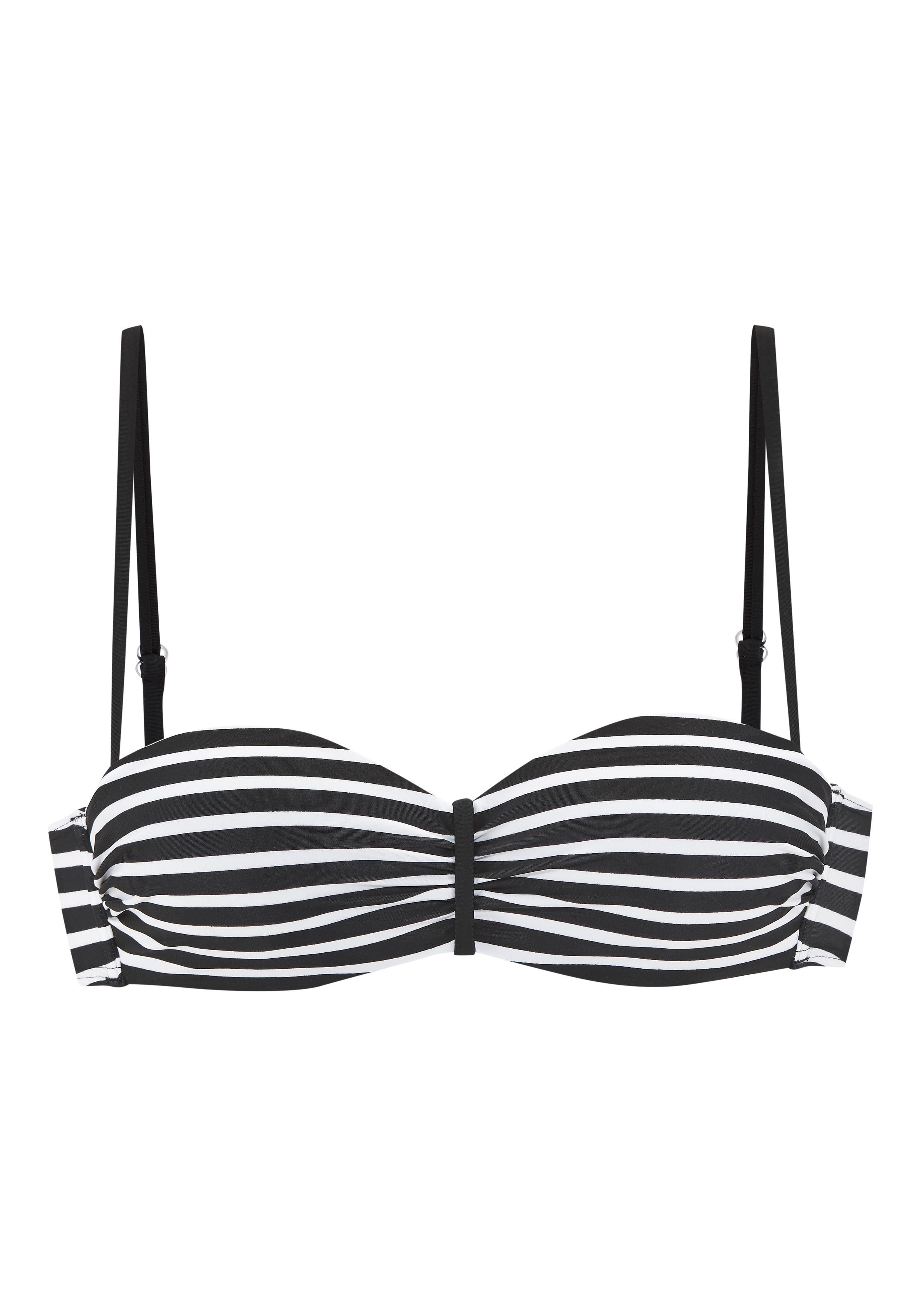 Venice Beach Bandeau-Bikini-Top Summer, Im Streifendesign günstig online kaufen