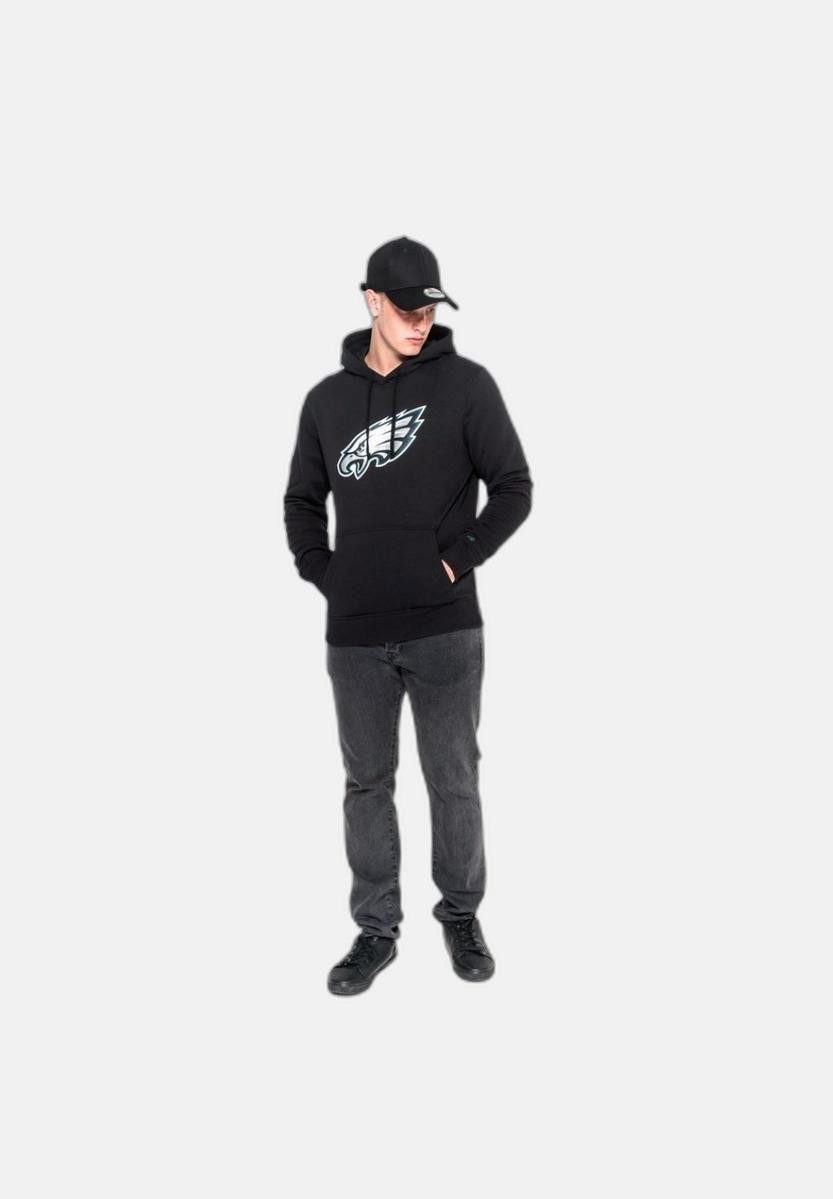 New Era Hoodie Philadelphia Eagles NFL Team Logo Hoody Schwarz Kapuzenpullover New Er (1-tlg)