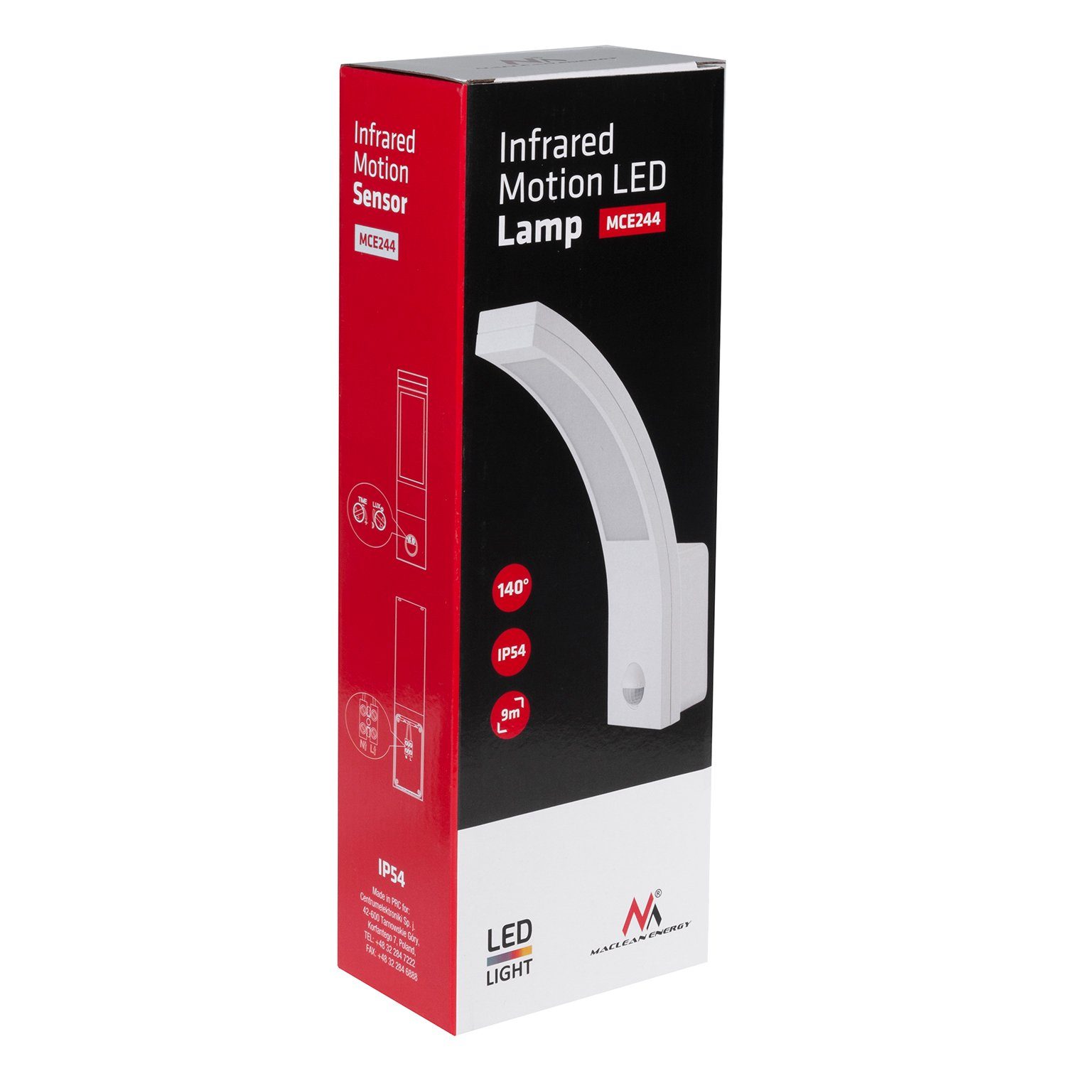 Maclean LED Außen-Wandleuchte MCE244, LED fest günstig online kaufen