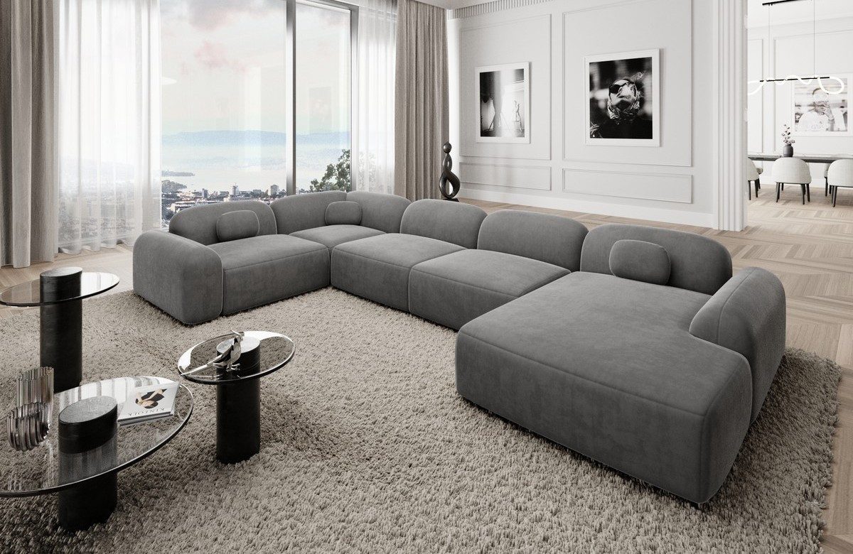 Sofa Dreams Wohnlandschaft Stoff Sofa Polstersofa Stoffcouch Stoffsofa Barc günstig online kaufen