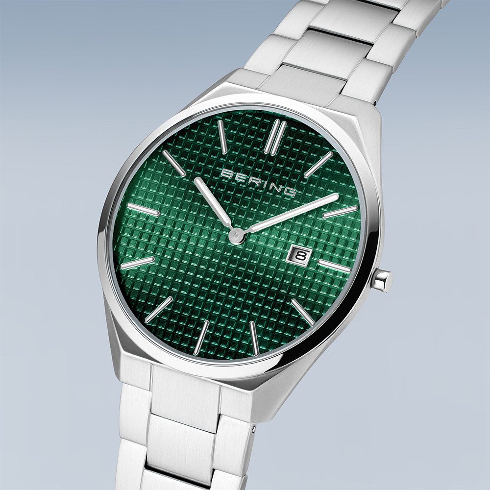 Bering Quarzuhr Bering Ultra Slim silber poliert/gebürstet 17240-708 17240-708, Bering Ultra Slim silber poliert/gebürstet 17240-708