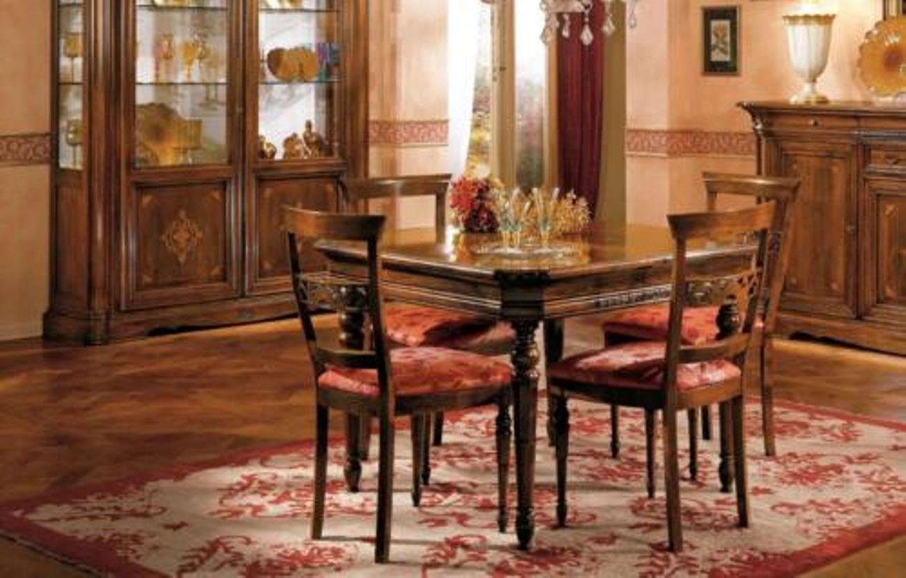 Top-Verkaufschance JVmoebel Esszimmer-Set, Set Ess Gruppe 4 Tische Stühle Set 5tlg Komplett Tisch Esstisch Holz
