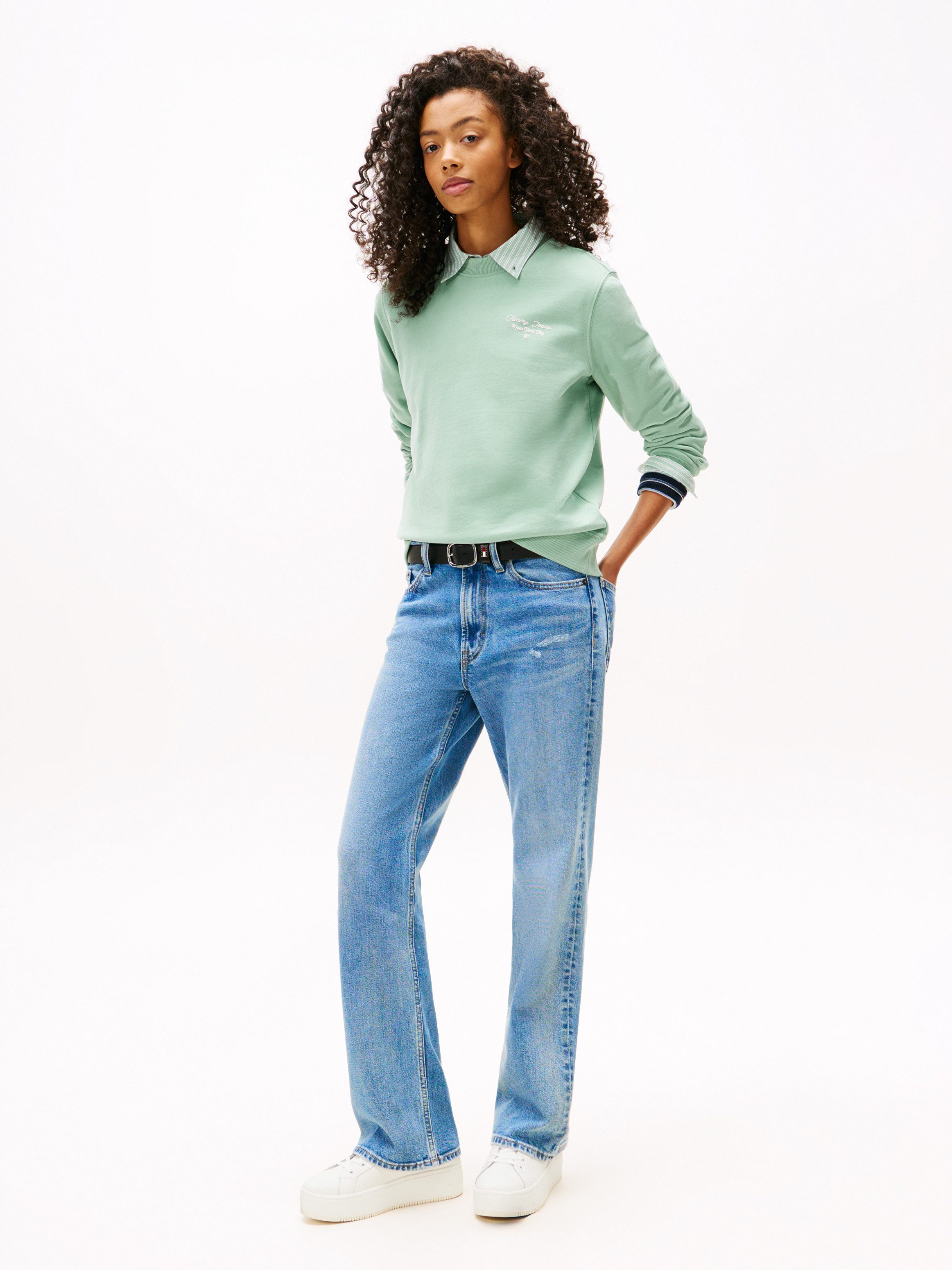 Tommy Jeans TJW FLATFORM PEARLIZED SNEAKER Plateausneaker, Freizeitschuh, H günstig online kaufen