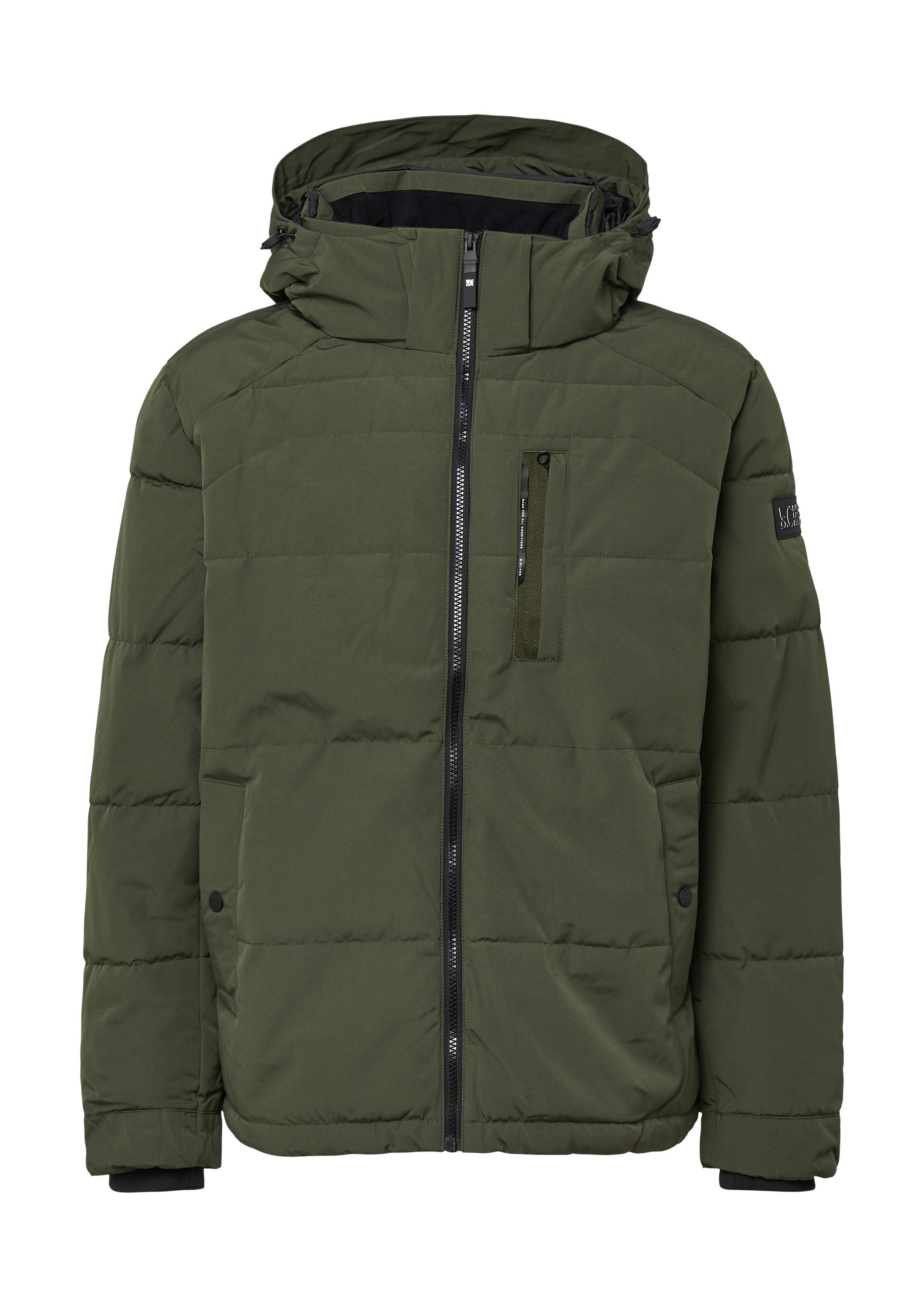 s.Oliver Winterjacke Outdoor-Jacke Wasserabweisende Pufferjacke mit abnehmb günstig online kaufen
