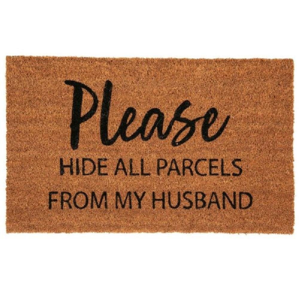 PAD Fußmatte Fußmatte Please hide all Parcels (45x75cm)