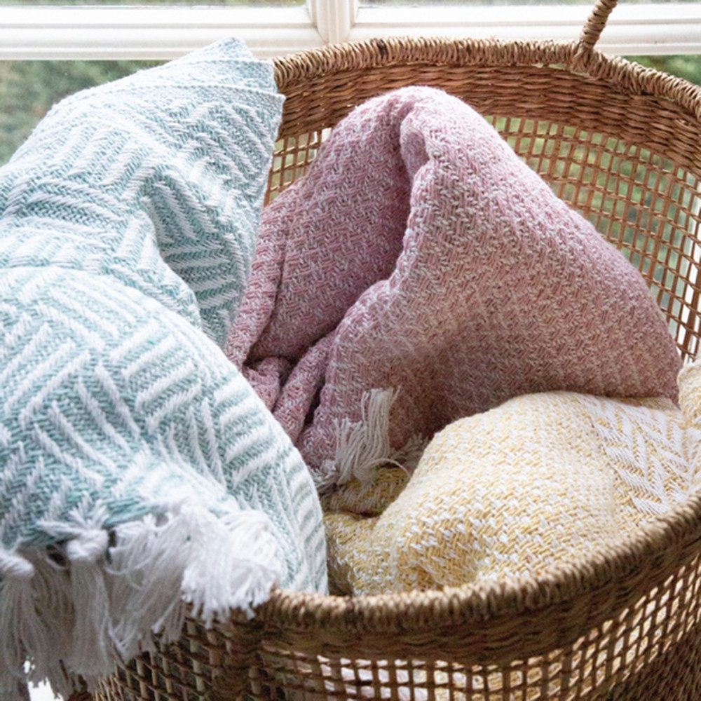 Wohndecke Decke Überwurf Agatha 100% Baumwolle günstig online kaufen