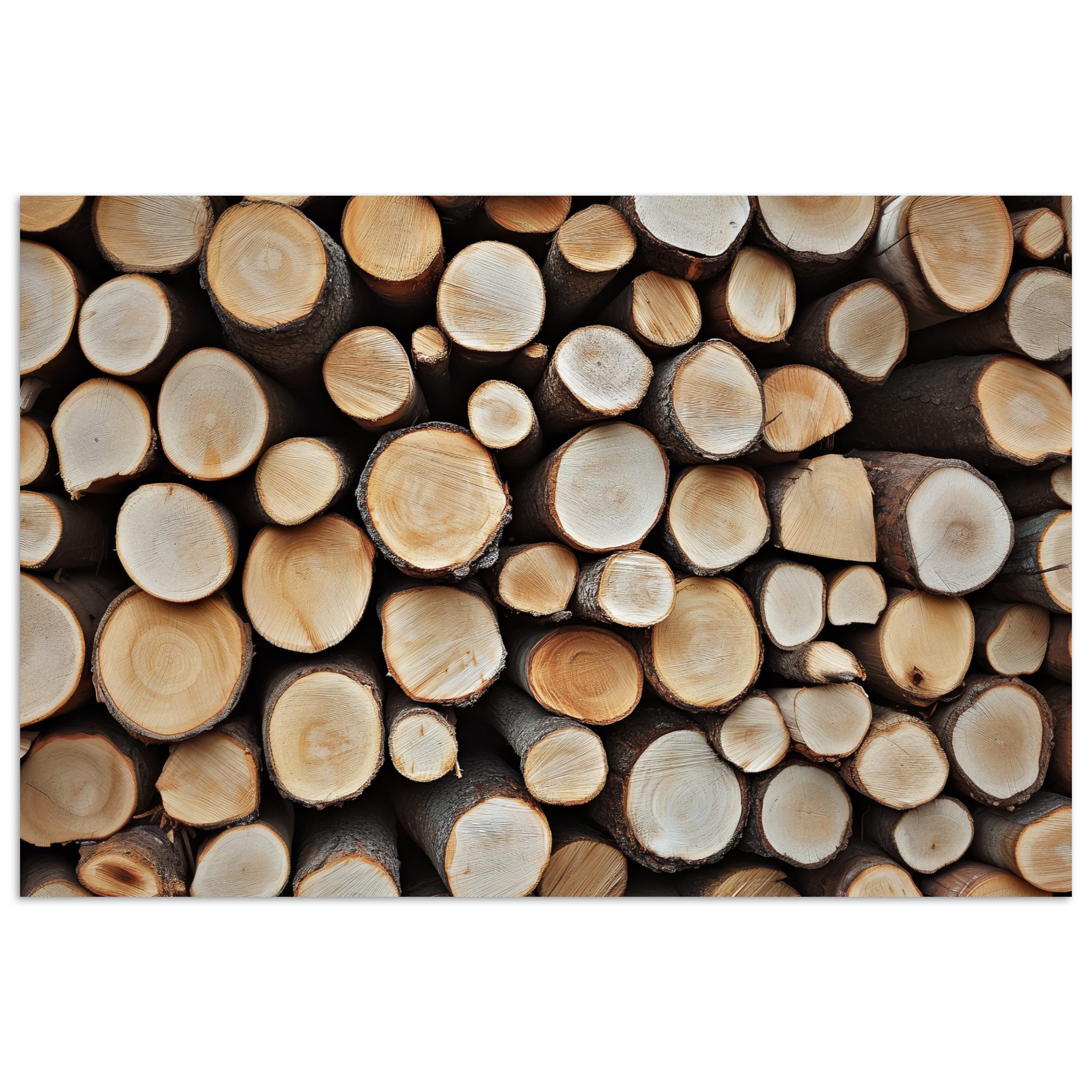 MuchoWow Poster Holz - Baumstämme - günstig online kaufen