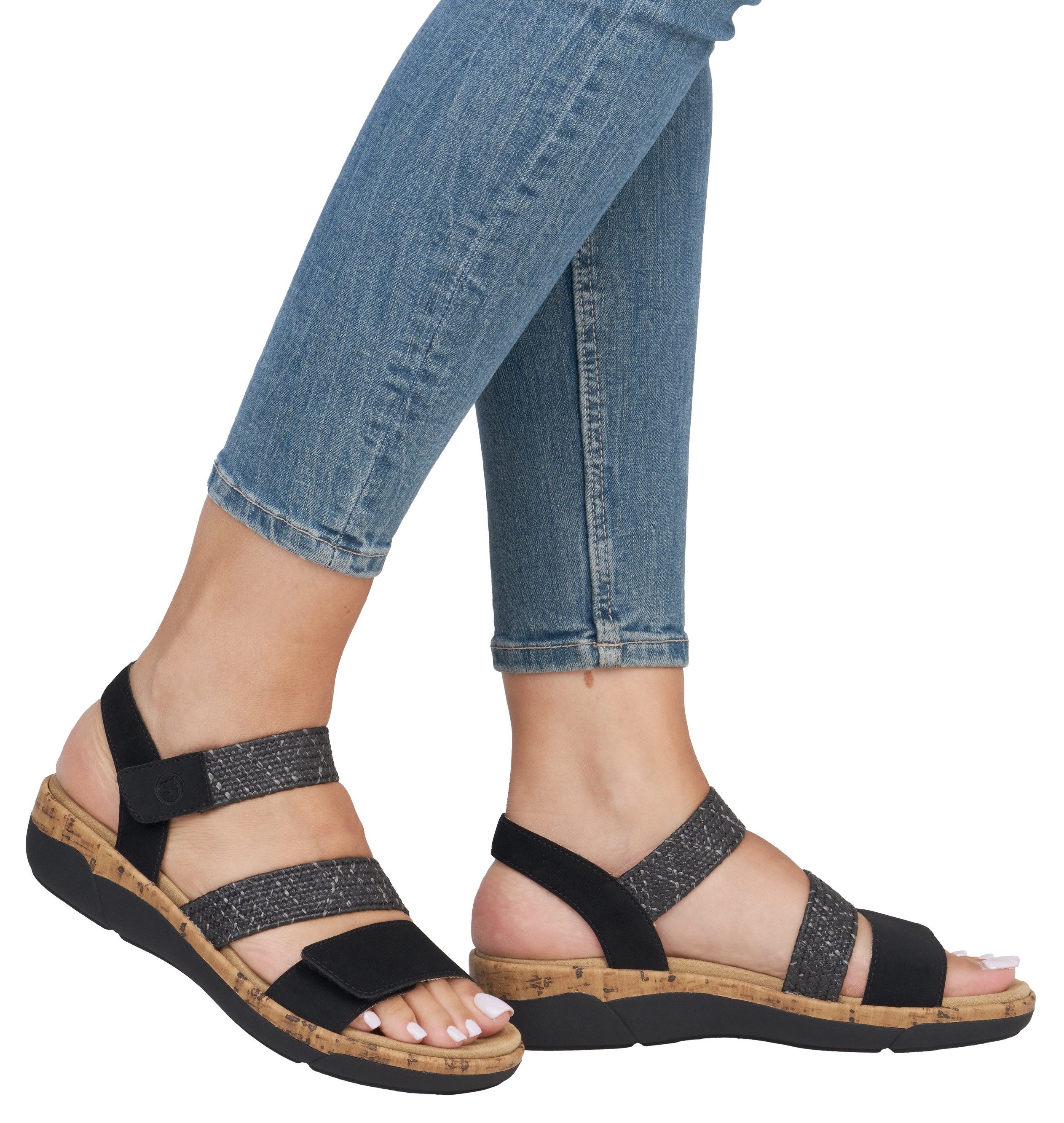 Remonte Keilsandalette Riemchensandale, Bequemschuh, Sommerschuh mit Soft-F günstig online kaufen