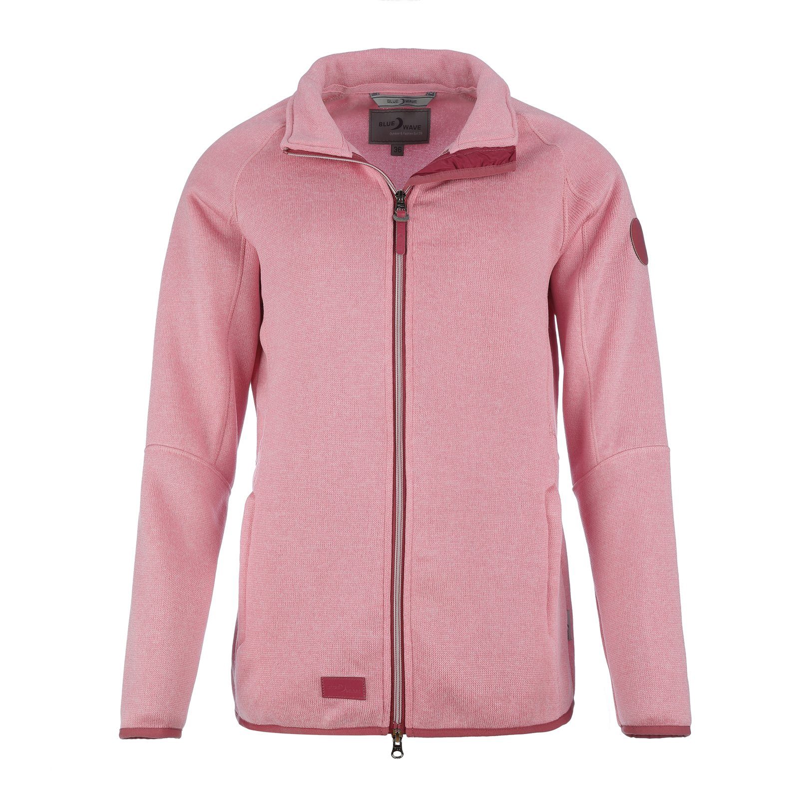 Blue Wave Strickfleecejacke Damen Fleecejacke Strickjacke günstig online kaufen