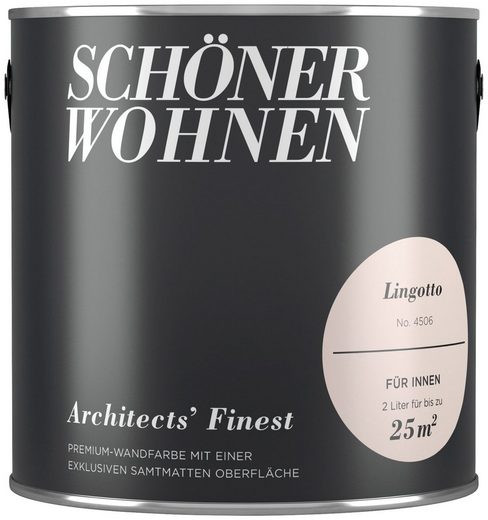 SCHÖNER WOHNEN-Kollektion Wand- und Deckenfarbe »Architects' Finest - Lingotto«, 2 l