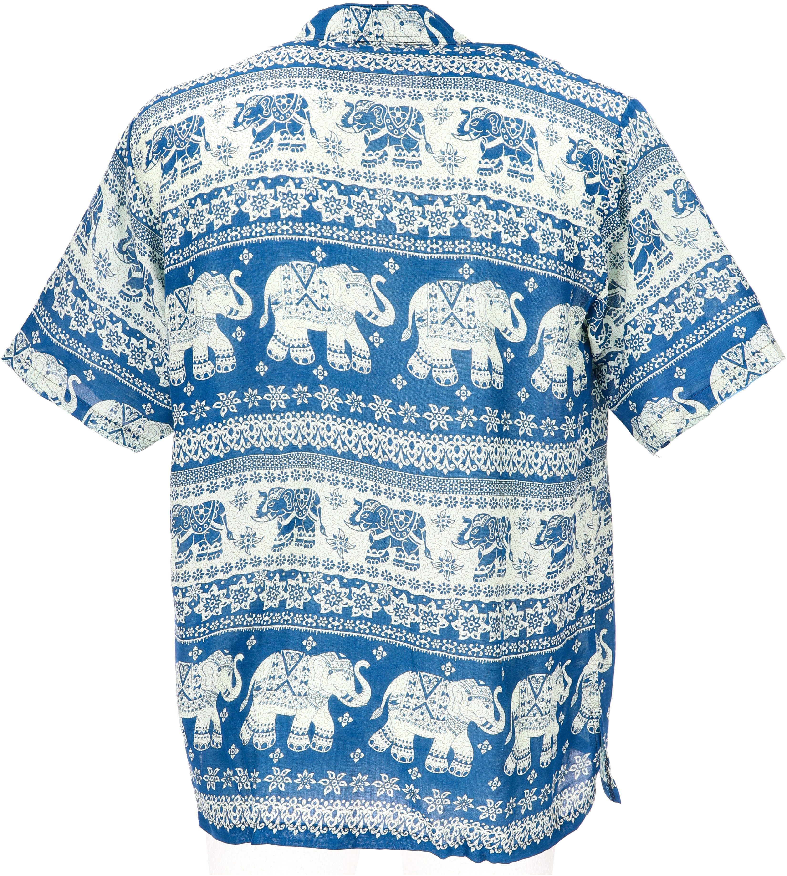Guru-Shop Hemd & Shirt Yoga Hemd, Thailand Hemd mit Elefanten,.. Hippie, Et günstig online kaufen