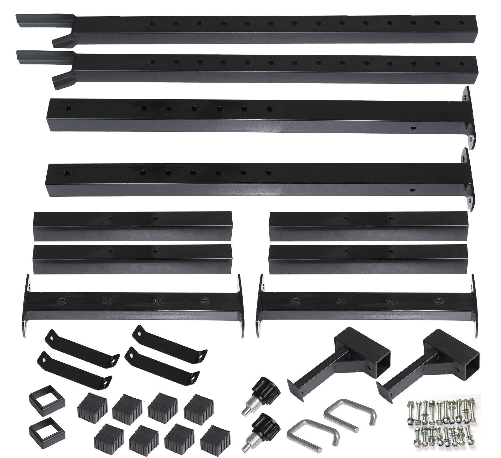 Yaheetech Langhantelstange, Langhantelständer Hantelablage verstellbar