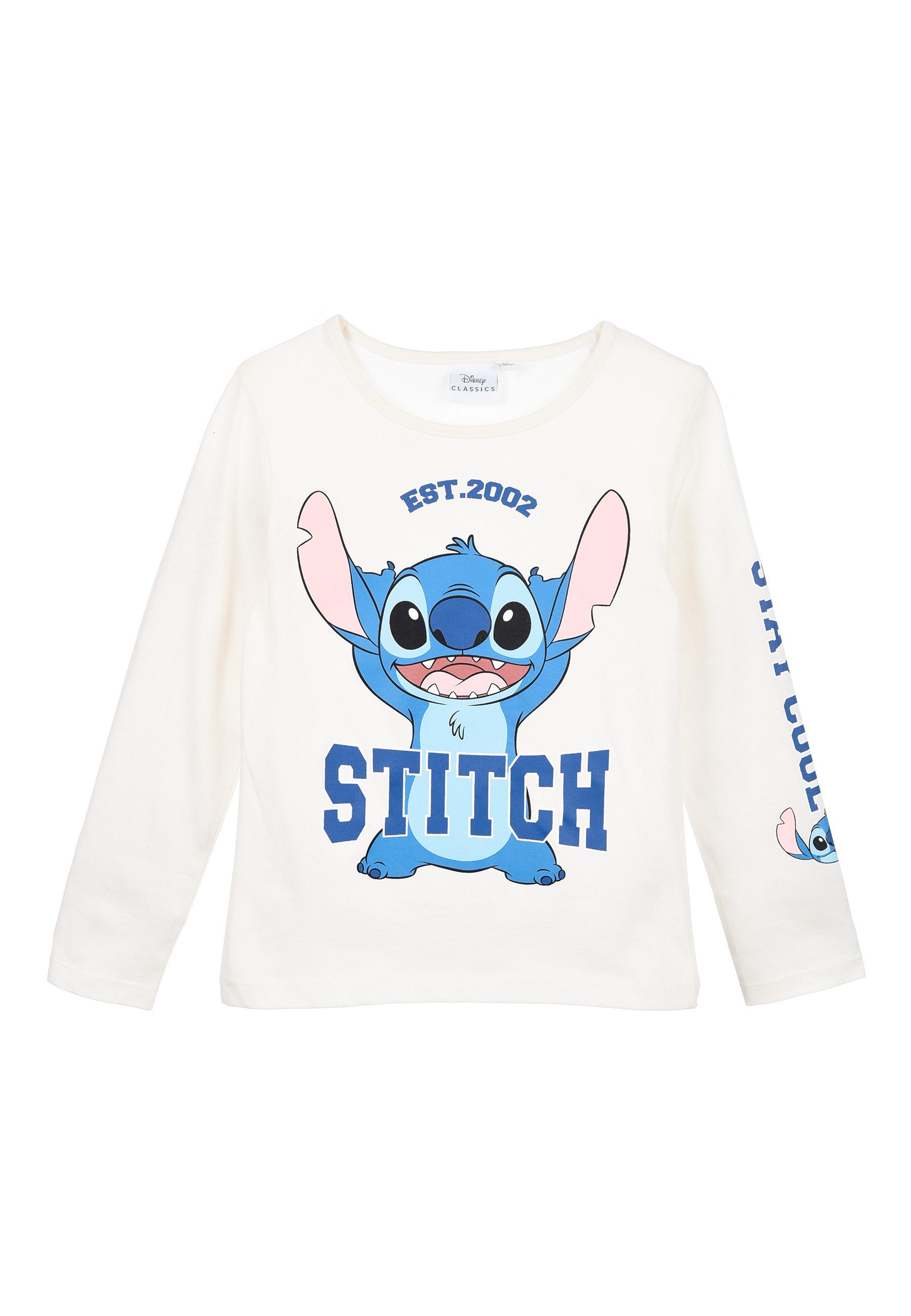 Stitch Langarmshirt Kinder Mädchen langarm Shirt Oberteil Longsleeve