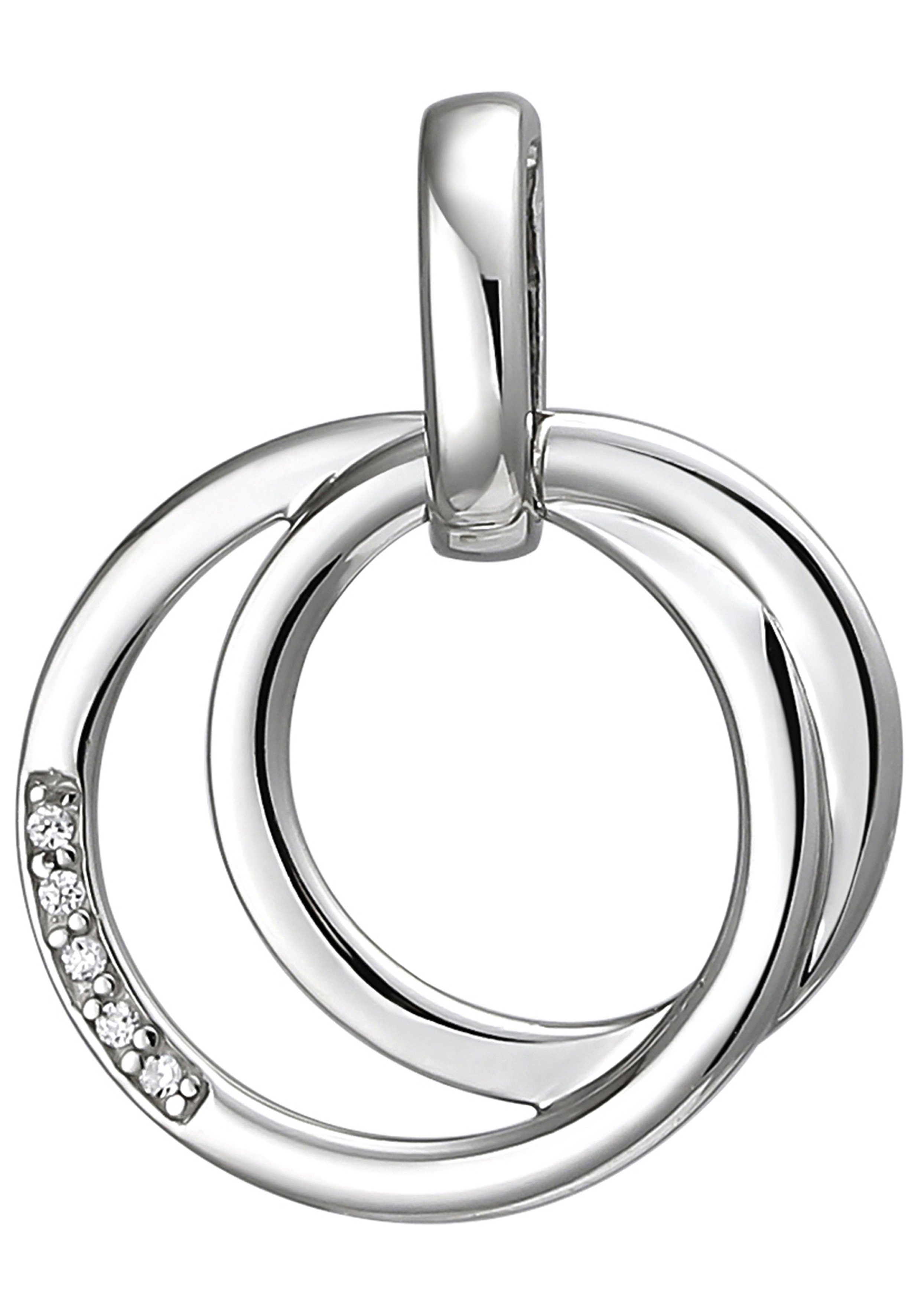 JOBO Kettenanhänger Anhänger mit 5 Zirkonia, 925 Silber günstig online kaufen