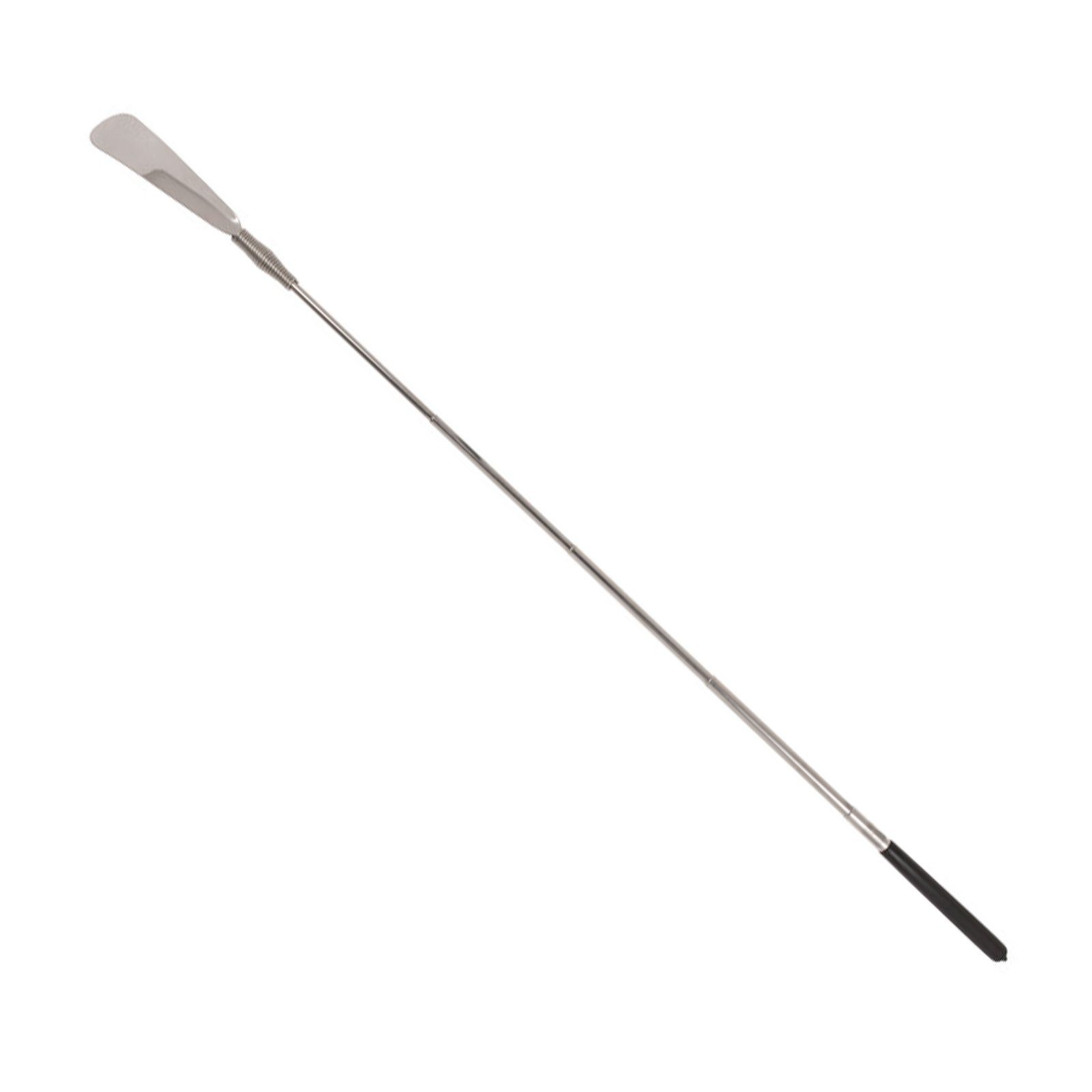 HAC24 Schuhlöffel Teleskop Schuhanzieher Schuhlöffel Schuhanziehhilfe Schuh Anziehhilfe (1-tlg), Ausziehbar, 31-79 cm, Schwarz