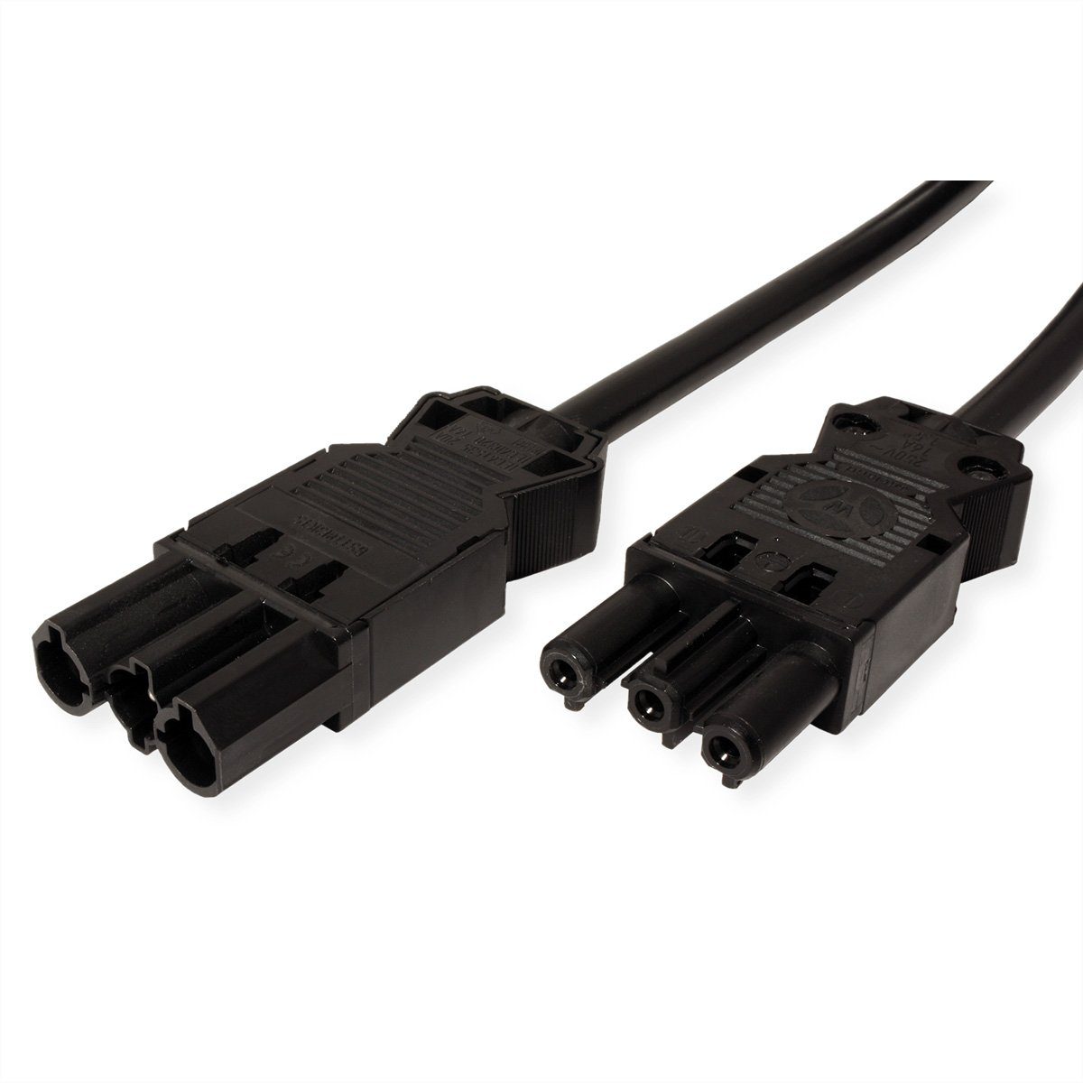 Geräteverlängerung GST18-3 Stecker/Kupplung Stromadapter