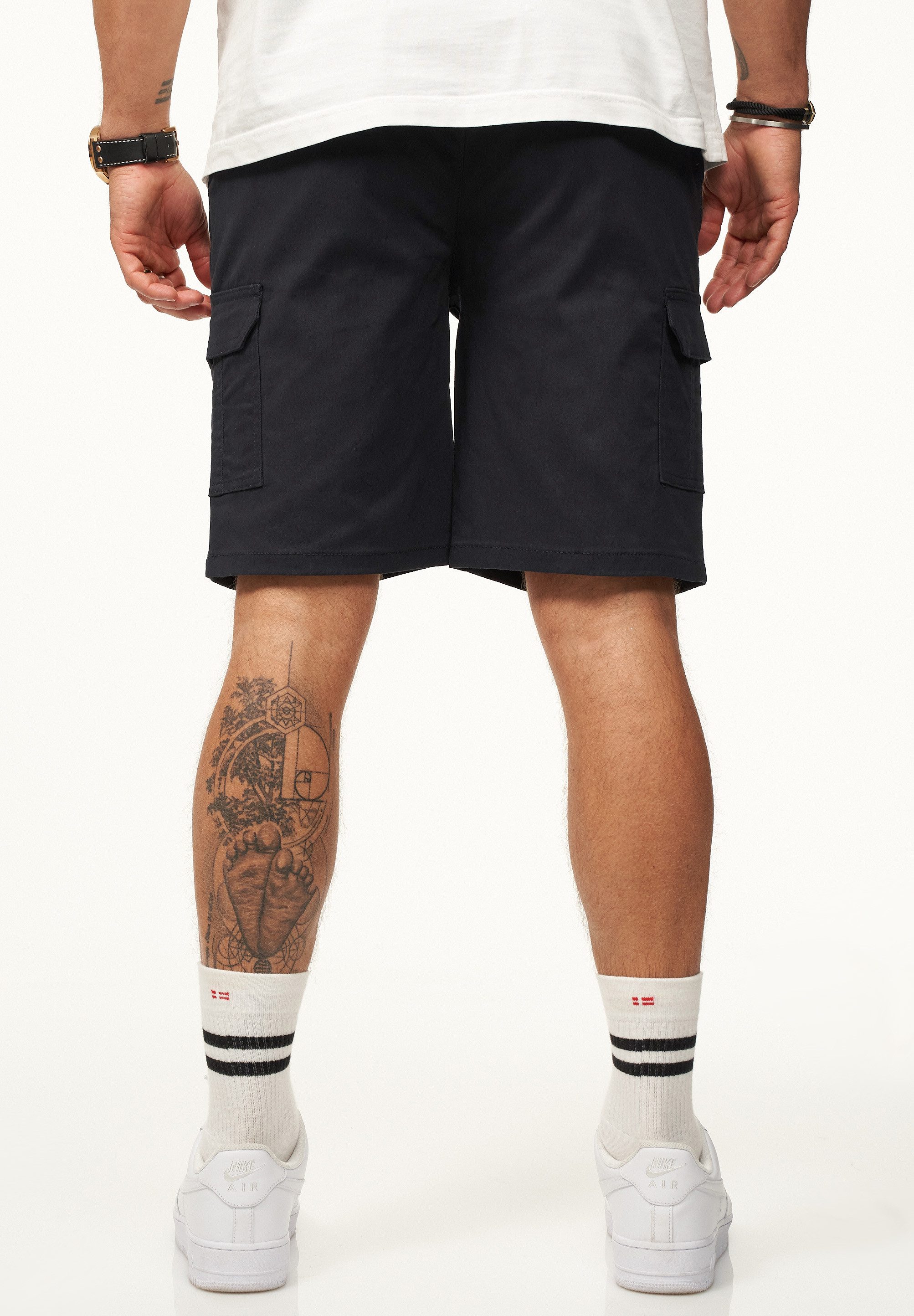 SOULSTAR Cargoshorts mit Stretchanteil Kurze Hose für Herren Regular-Fit Bermuda mit Elasthan-Anteil Sommershorts