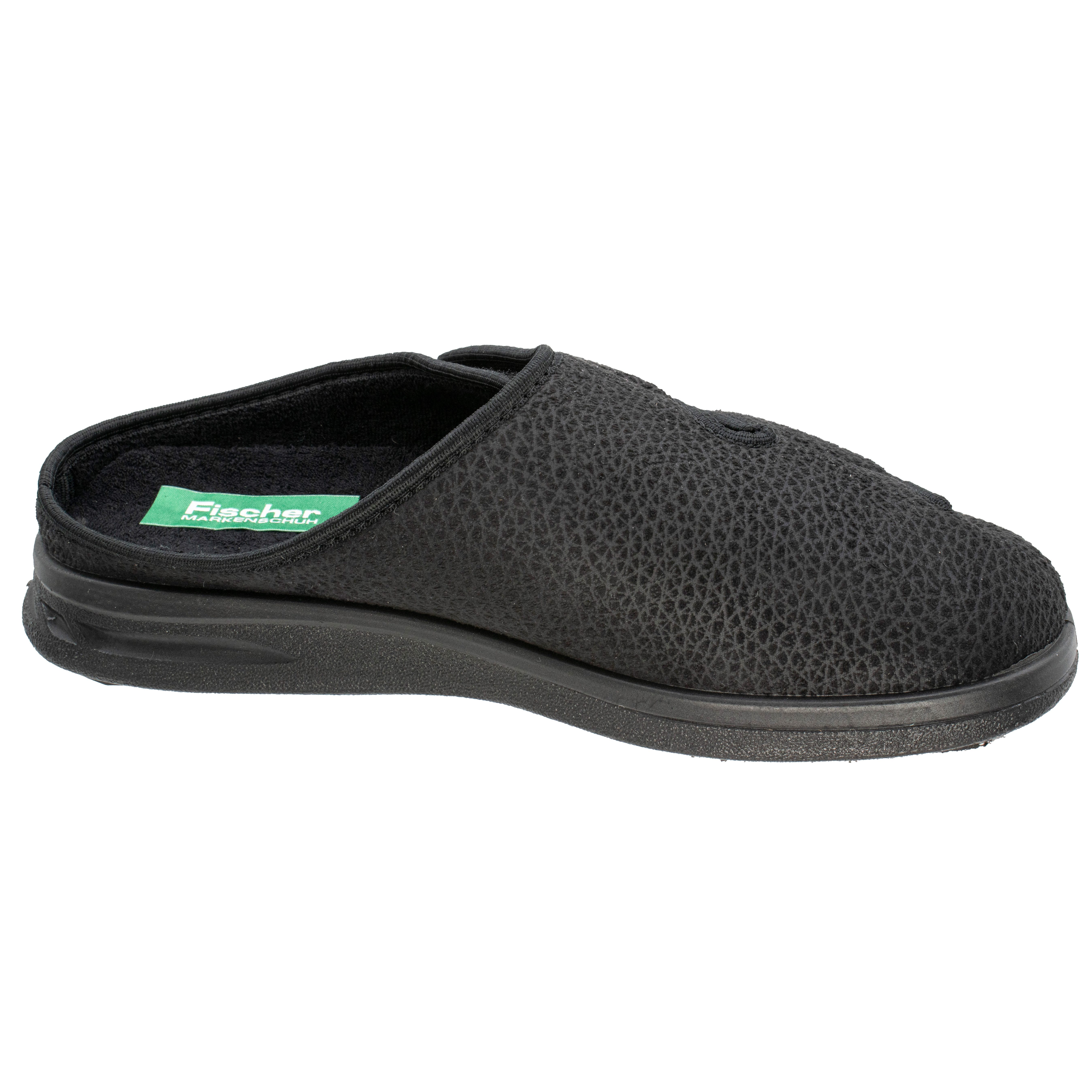 Fischer-Markenschuh Ortho Pantoffel Pantoffel, Weite K, Einlegesohle herausnehmbar, Klettverschlüsse